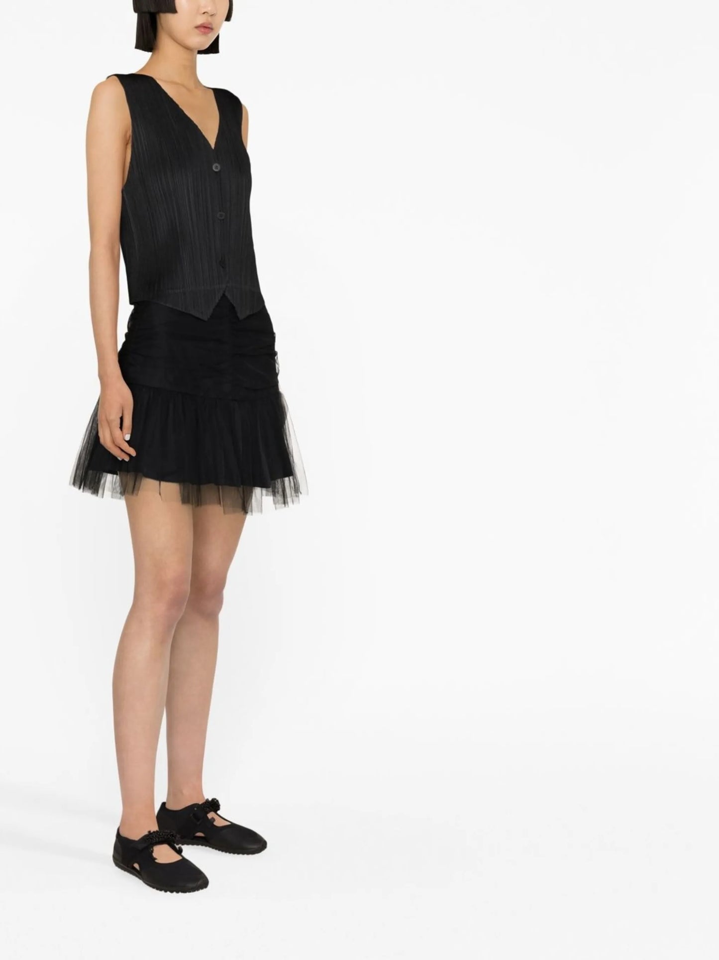 Clio ruffled miniskirt