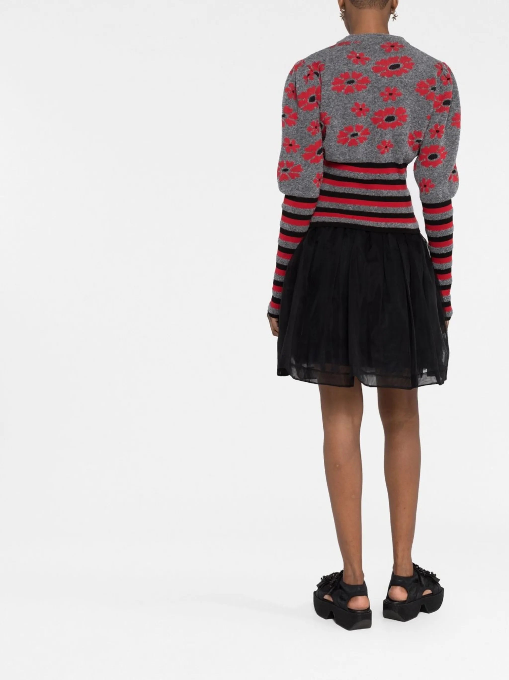 Becca patterned intarsia-knit jumper