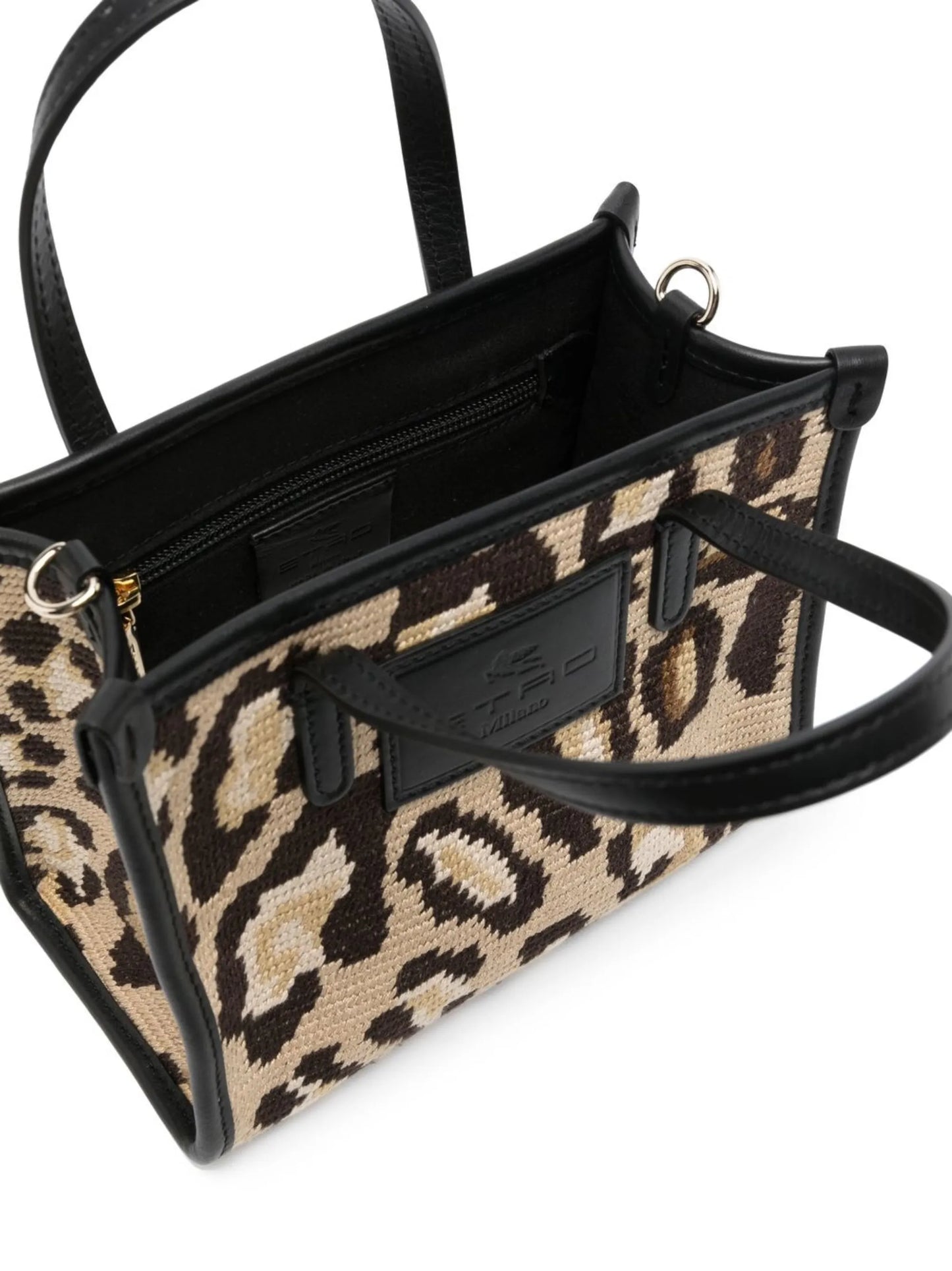 cheetah-print tote bag