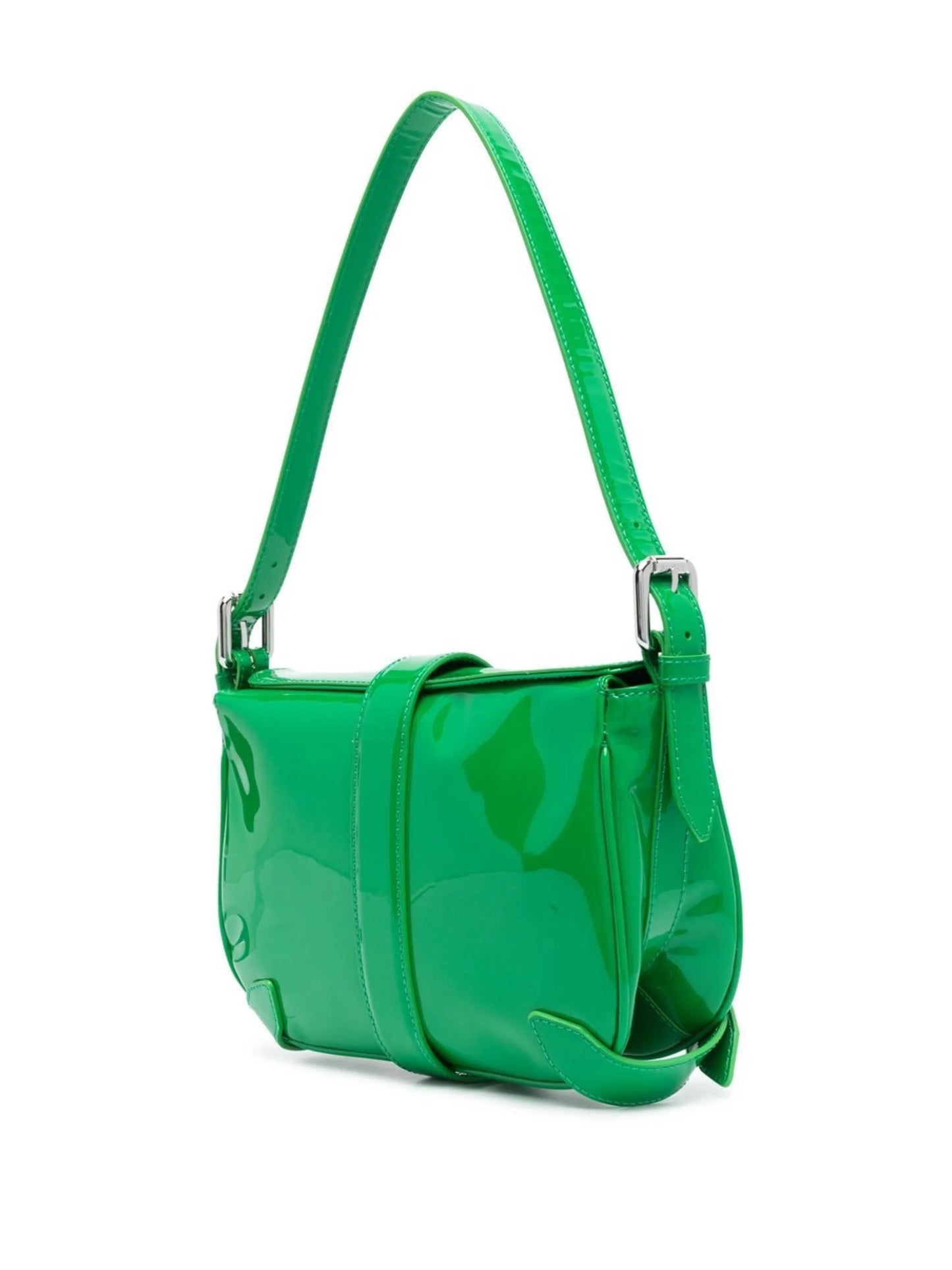 Murphy patent-leather shoulder bag