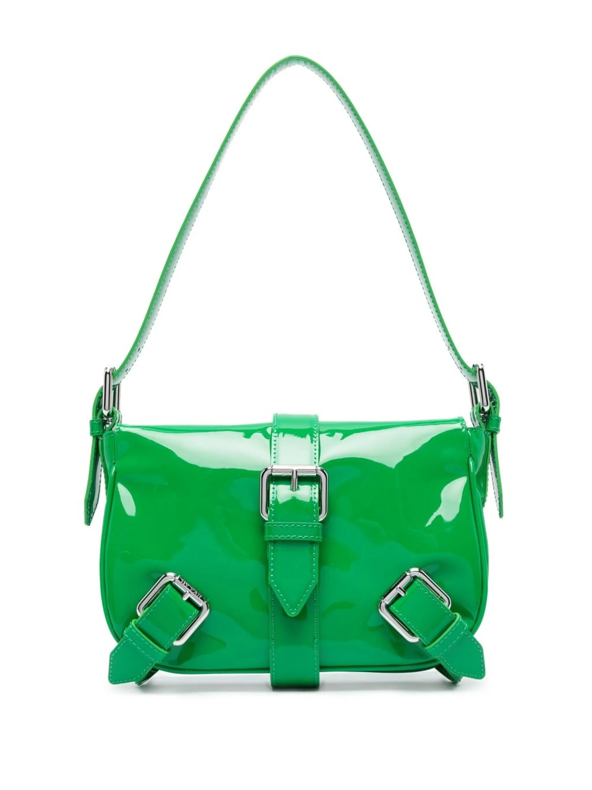 Murphy patent-leather shoulder bag