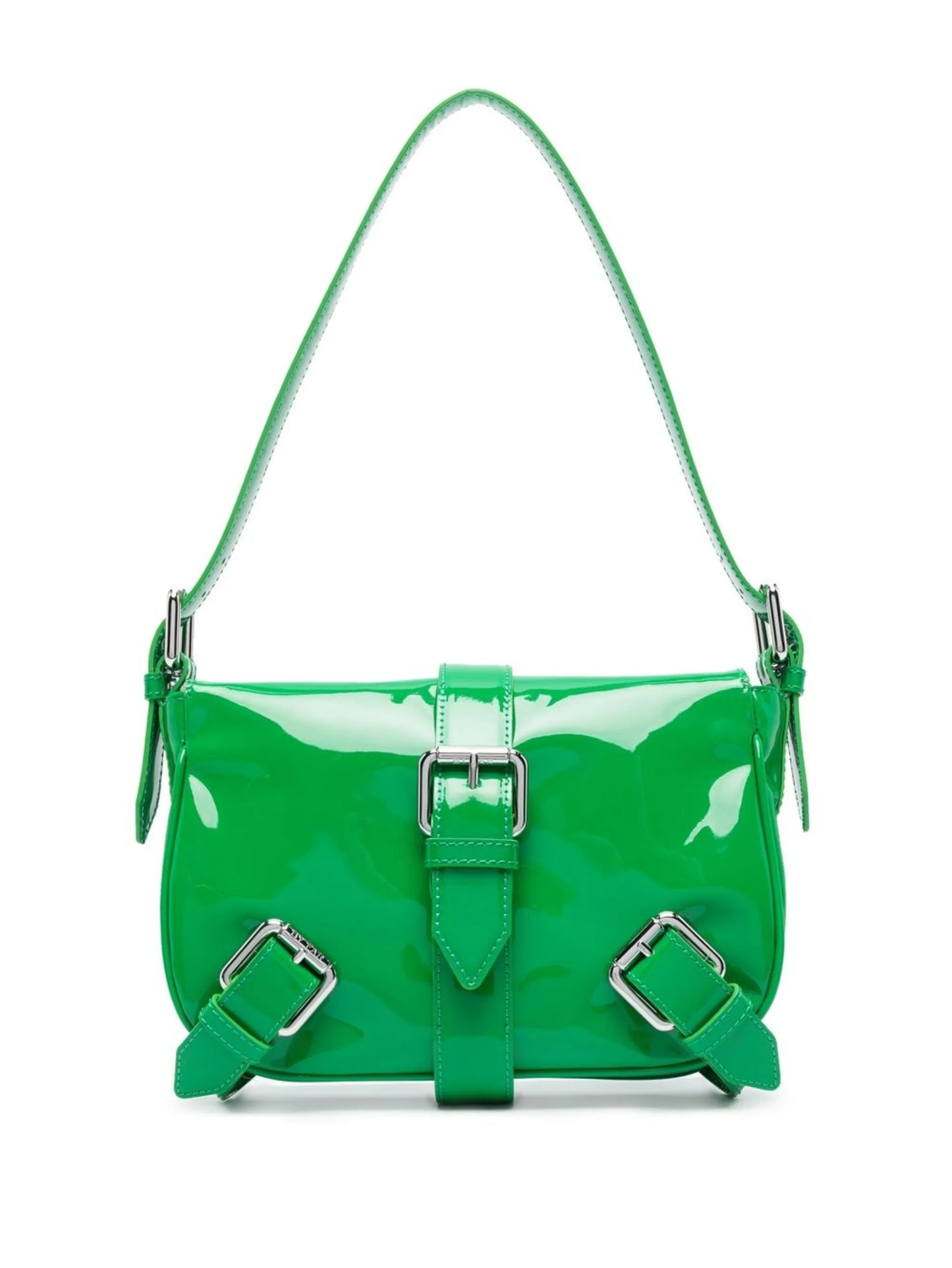 Murphy patent-leather shoulder bag