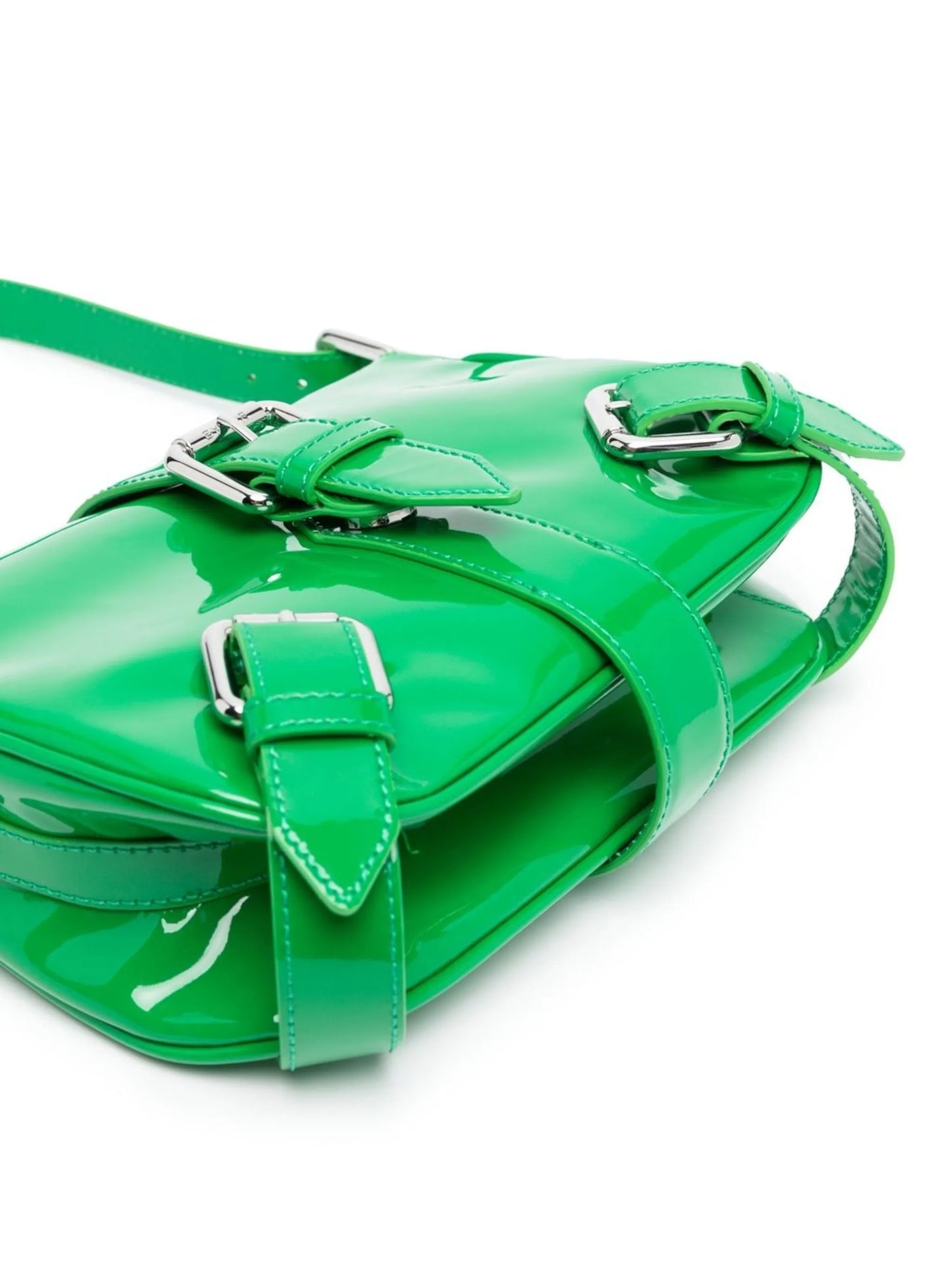 Murphy patent-leather shoulder bag