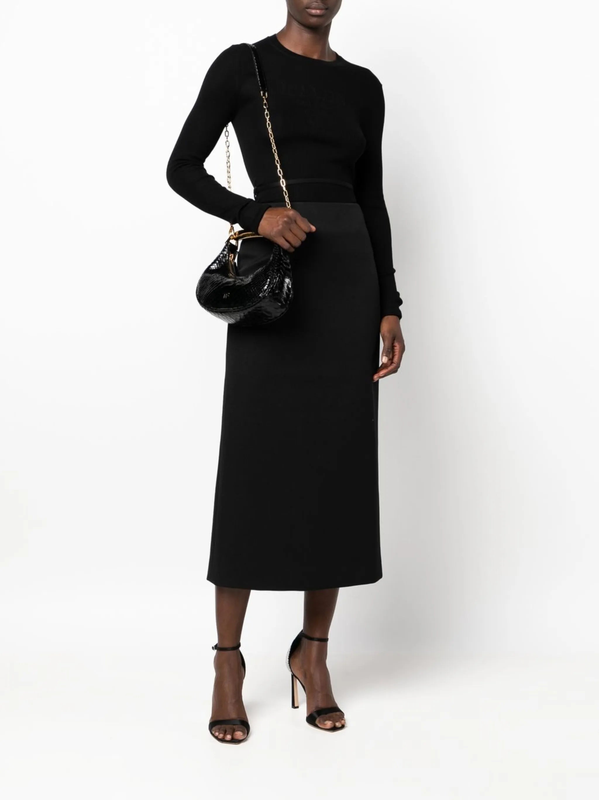 python-effect shoulder bag