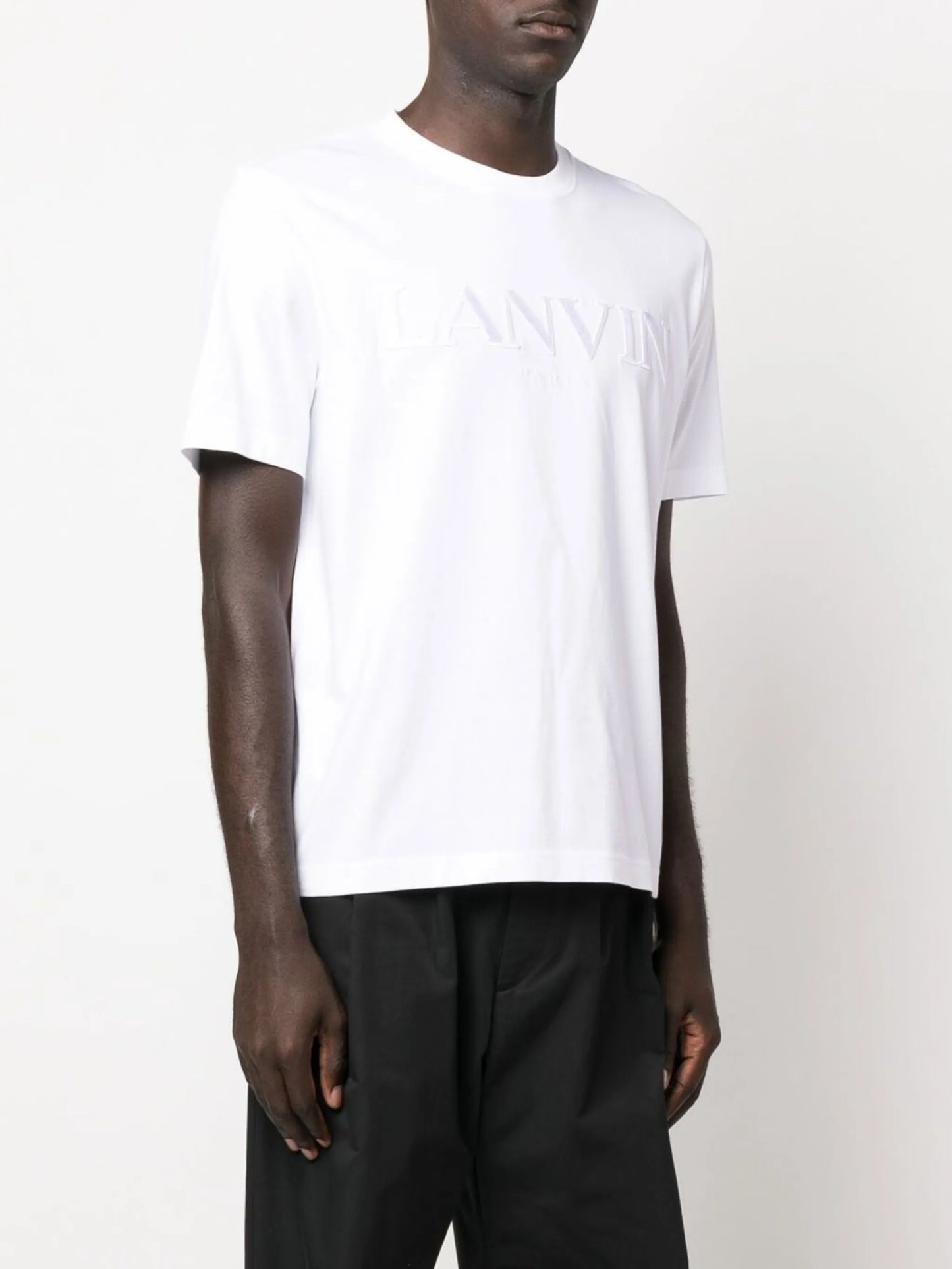 tonal logo-embroidered T-shirt