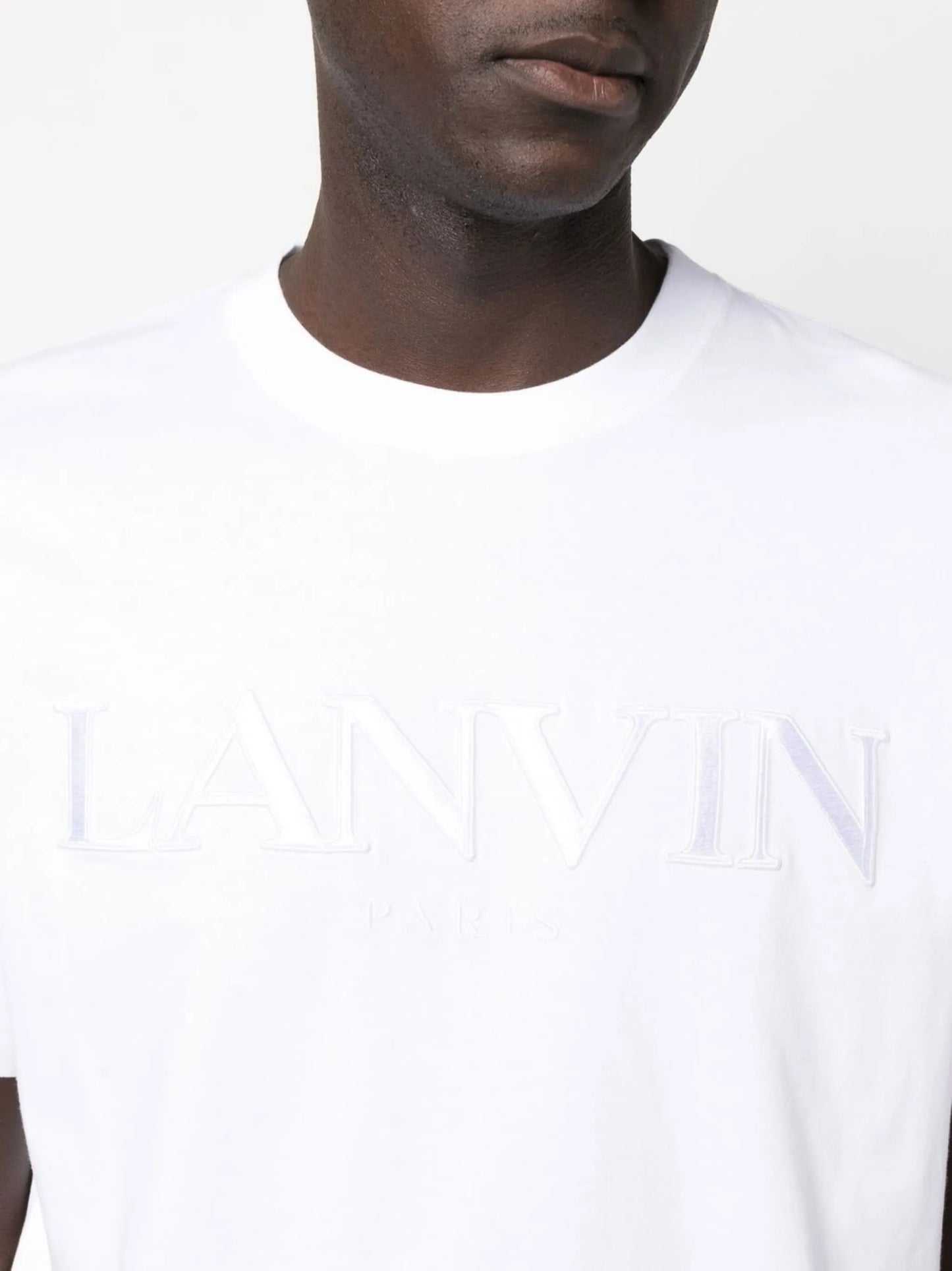 tonal logo-embroidered T-shirt
