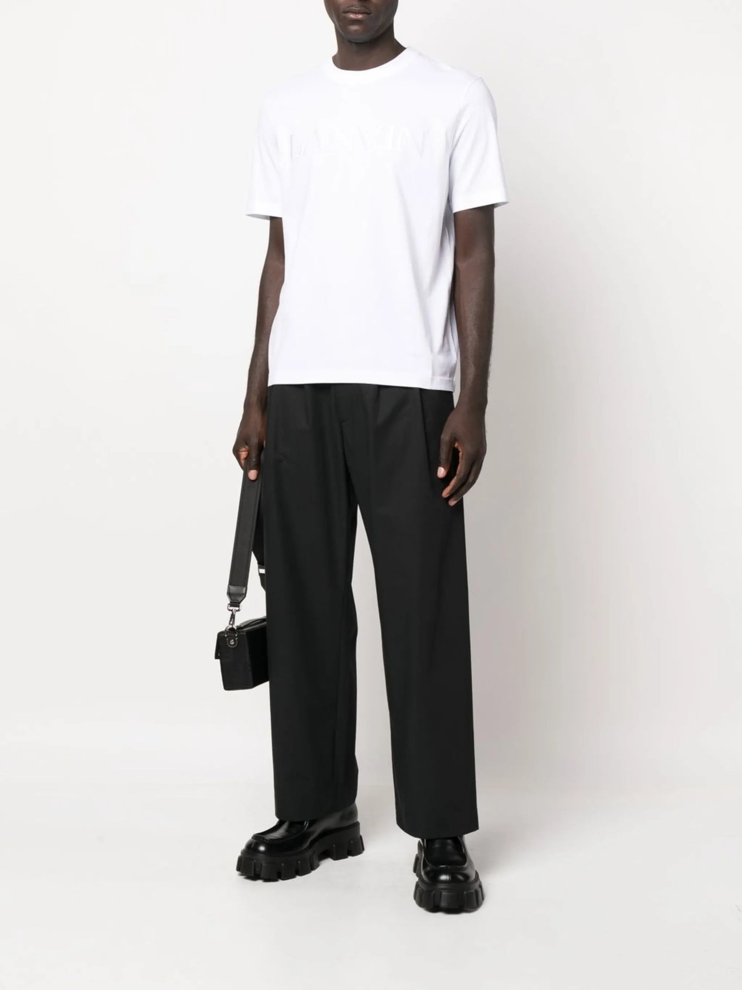 tonal logo-embroidered T-shirt