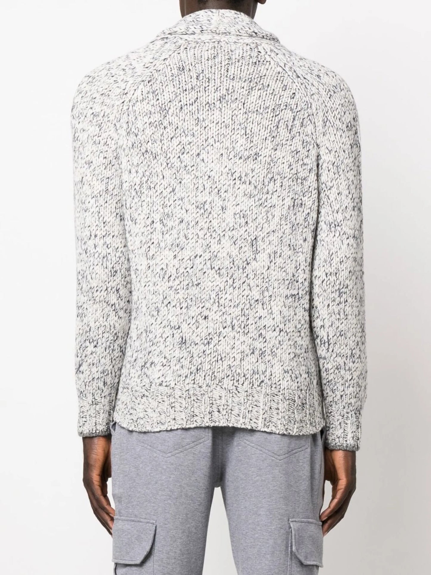 shawl lapel cardigan