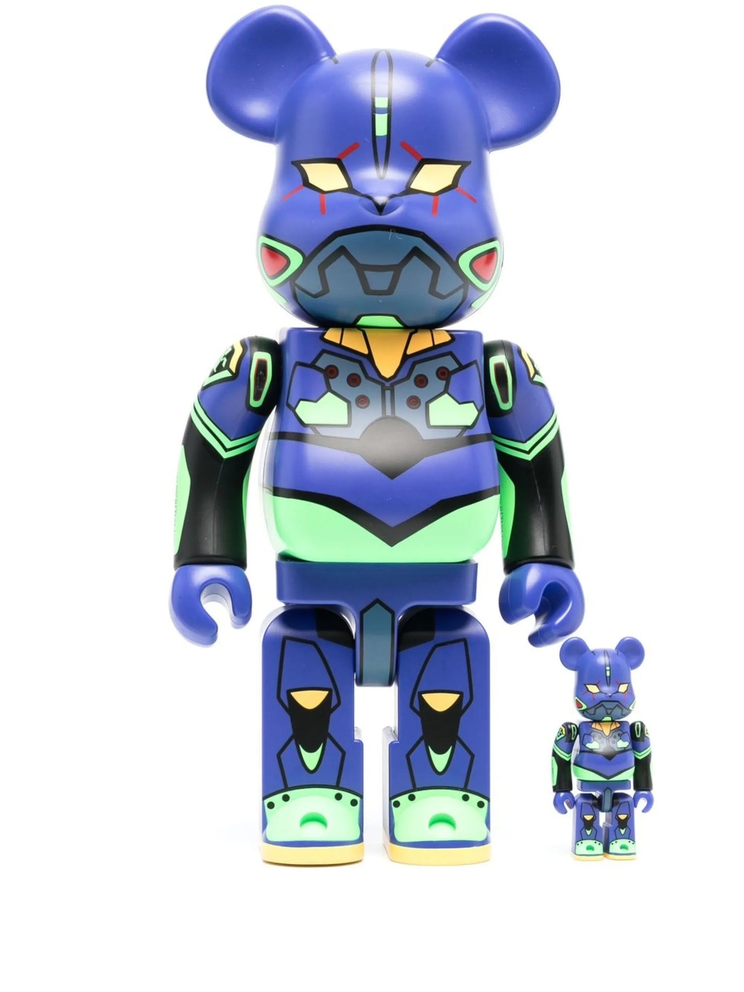 Evangelion BE@RBRICK 100% + 400% figure set