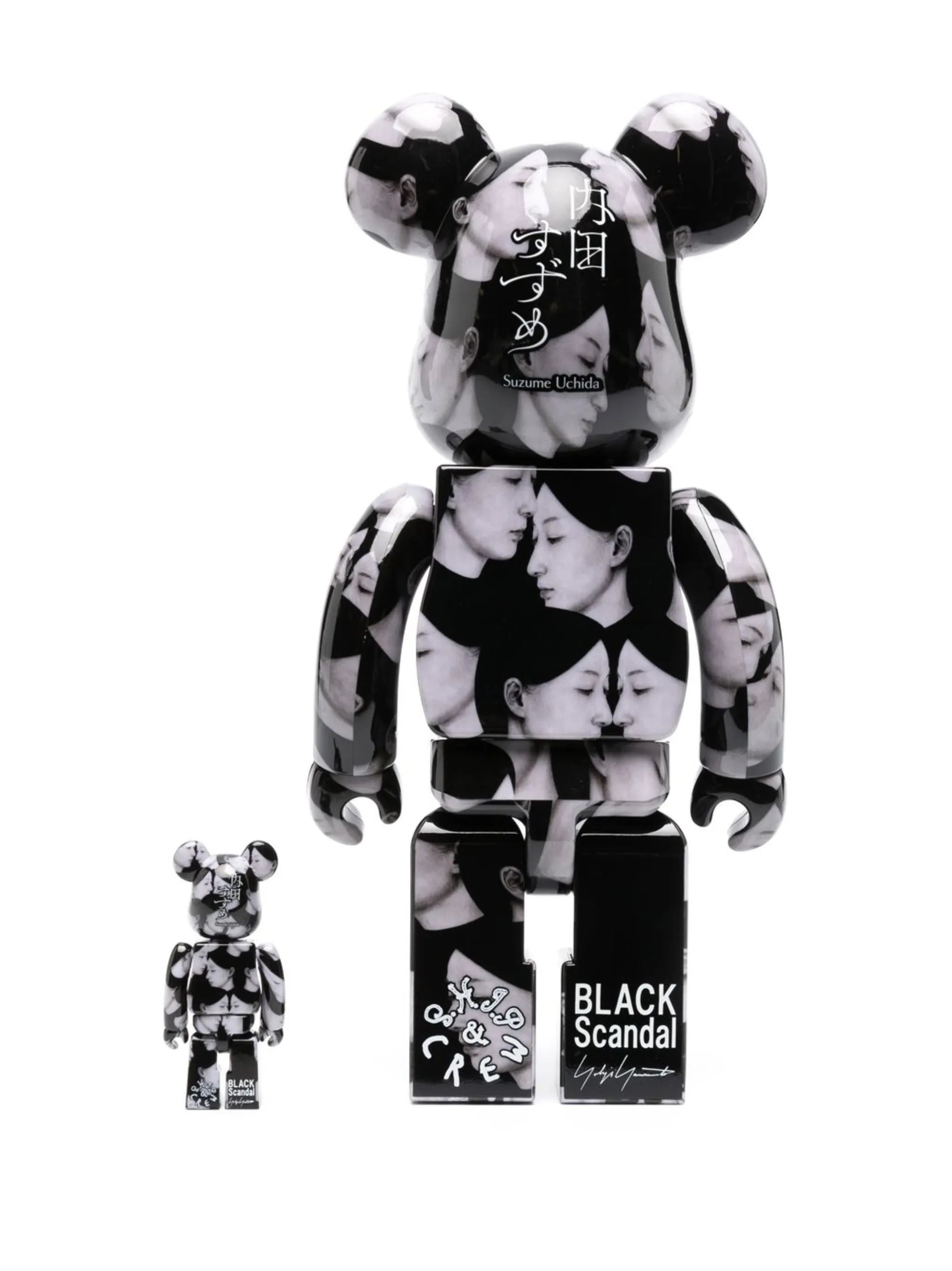 x Yohji Yamamoto x Suzume Uchida Multiple Selves BE@RBRICK figure set