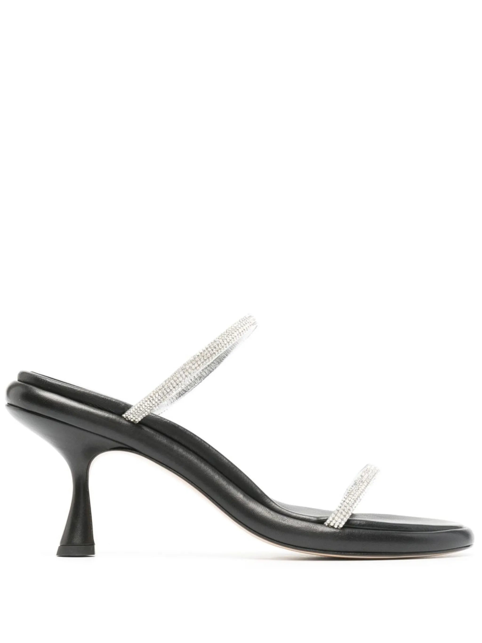June 90mm crystal-strap sandals