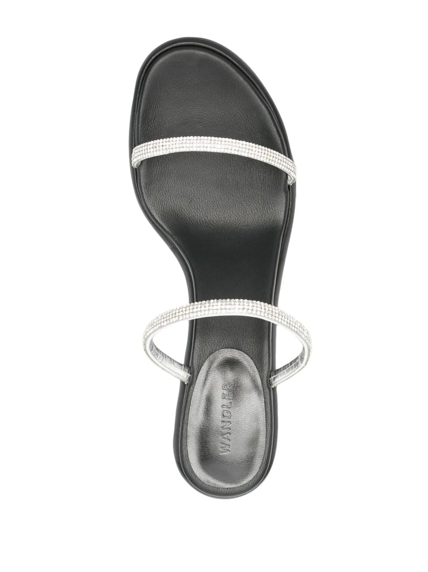 June 90mm crystal-strap sandals