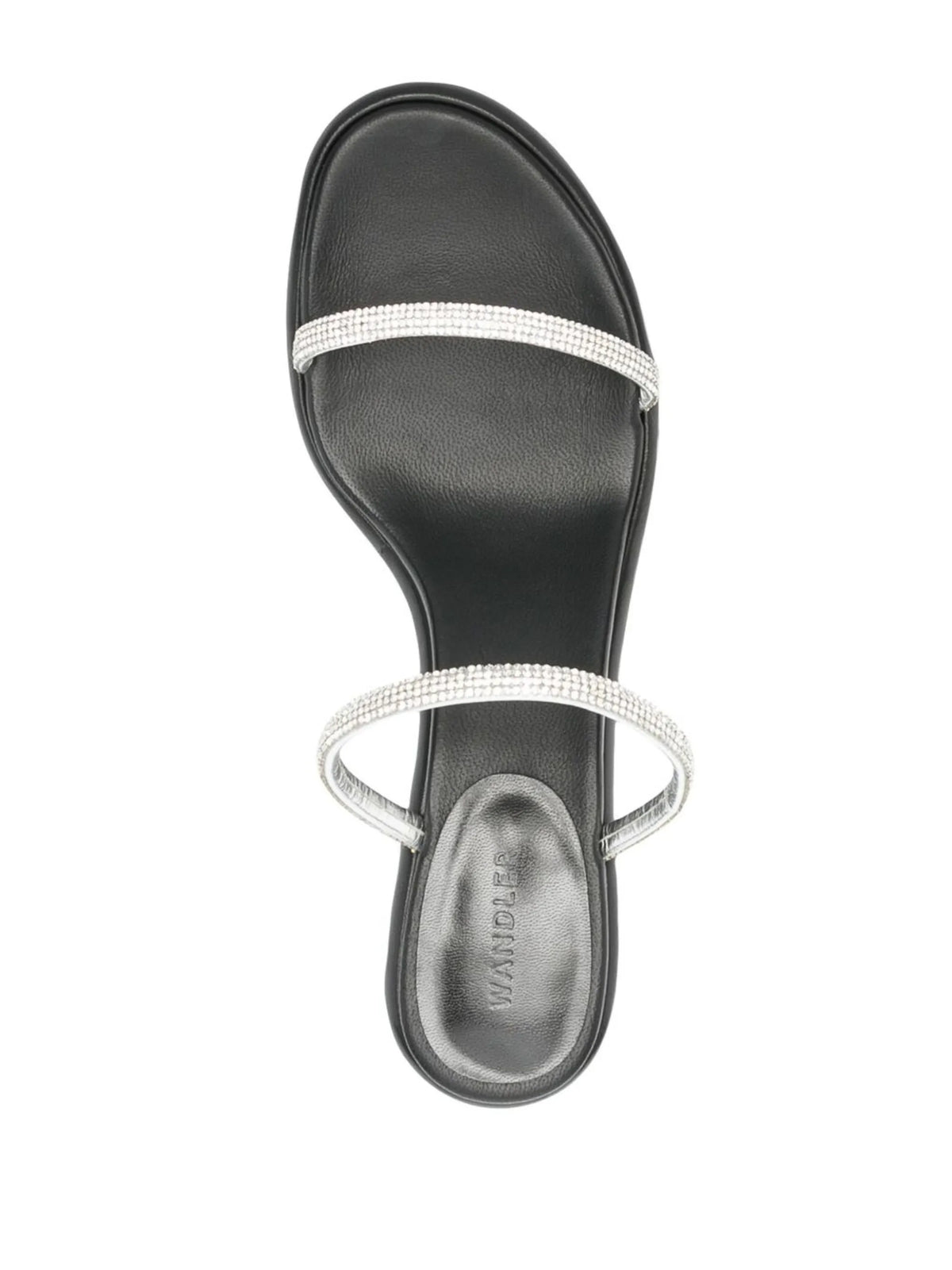 June 90mm crystal-strap sandals