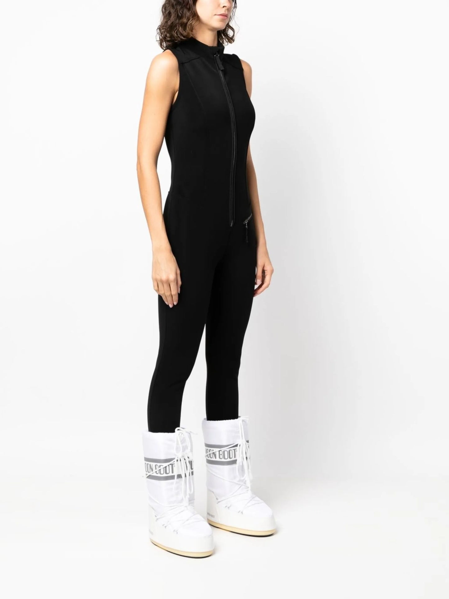 Domina front-zip jumpsuit