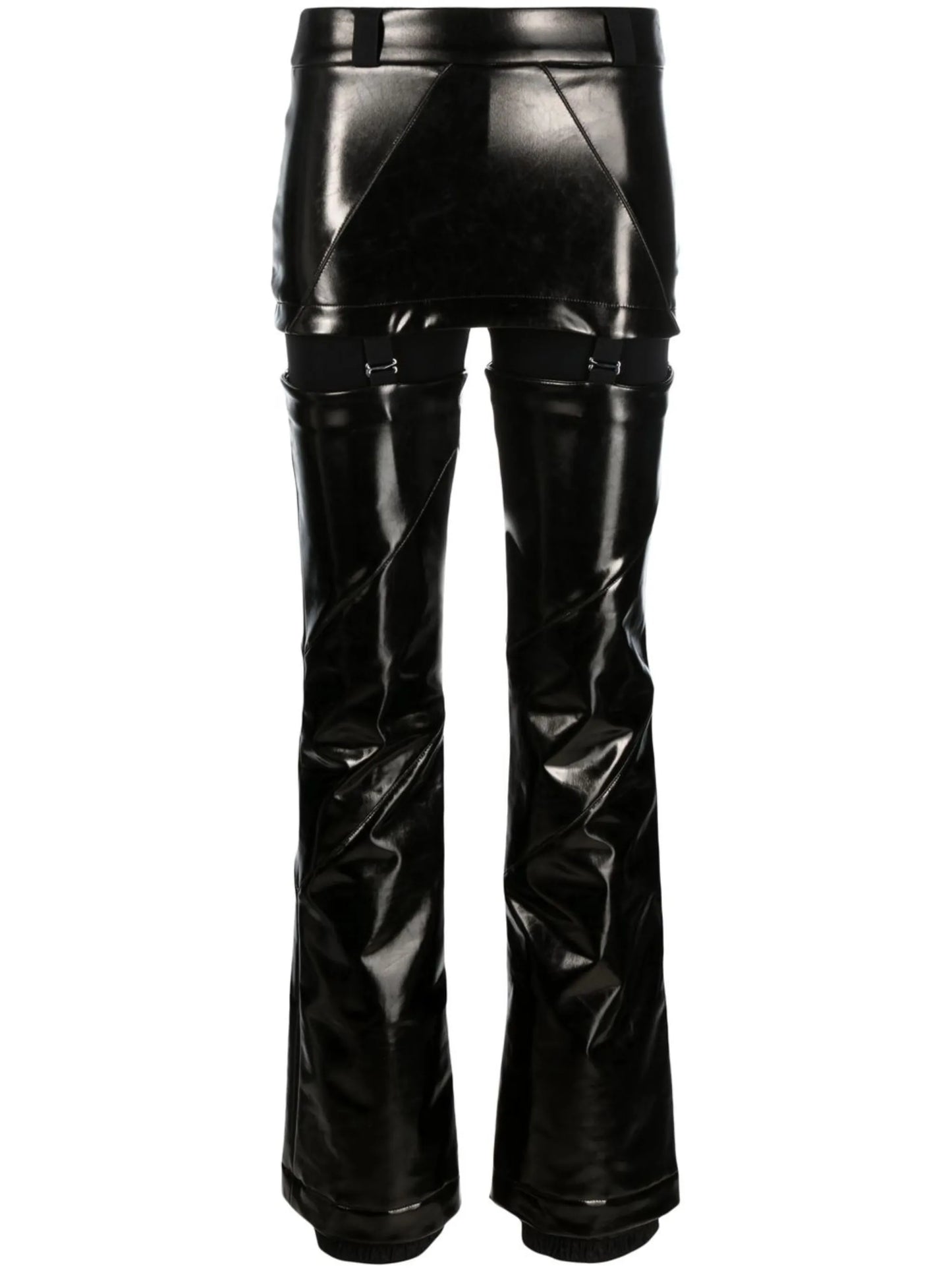 Marge high-shine ski trousers