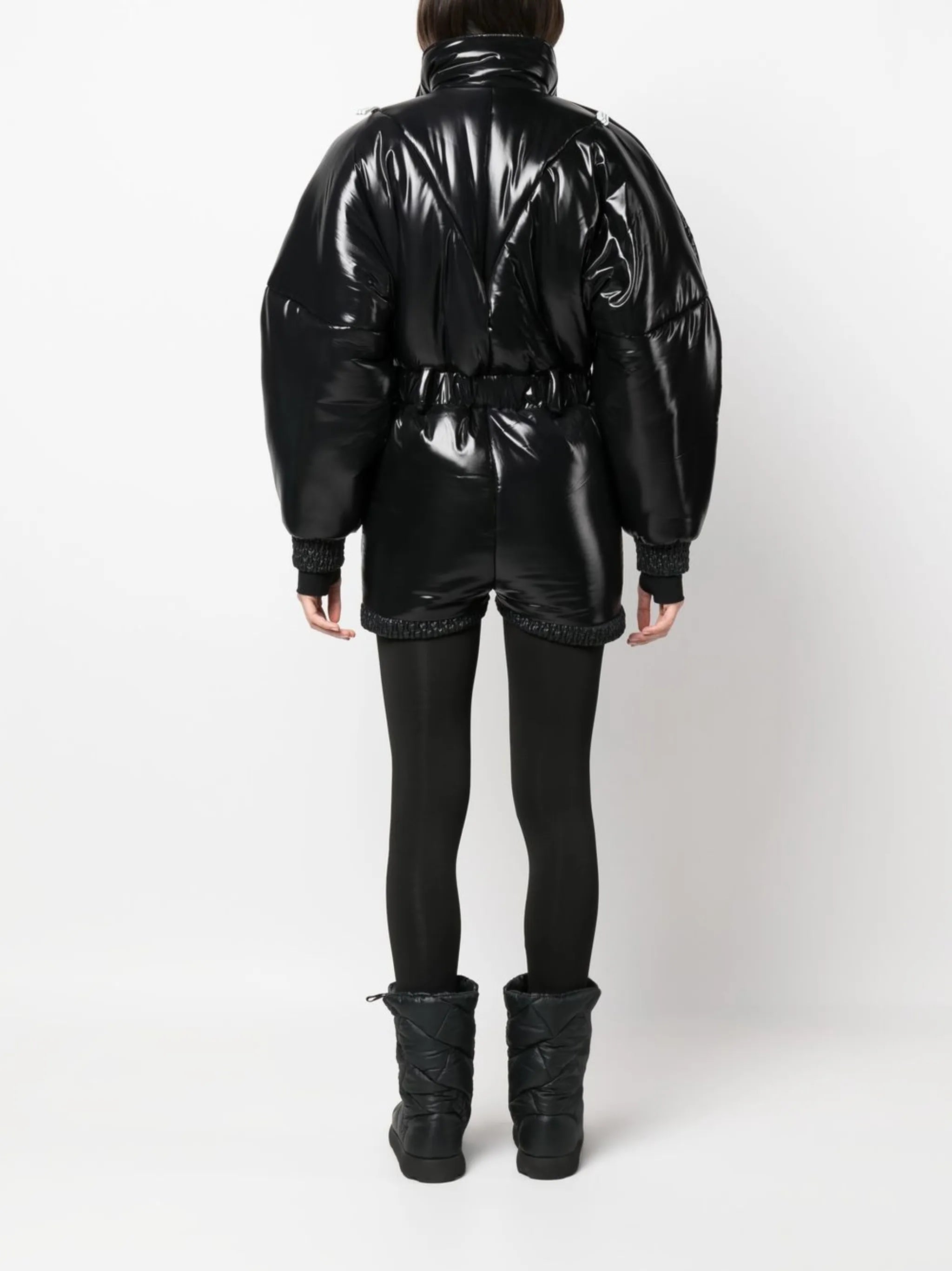 Garcelle belted-waist snowsuit