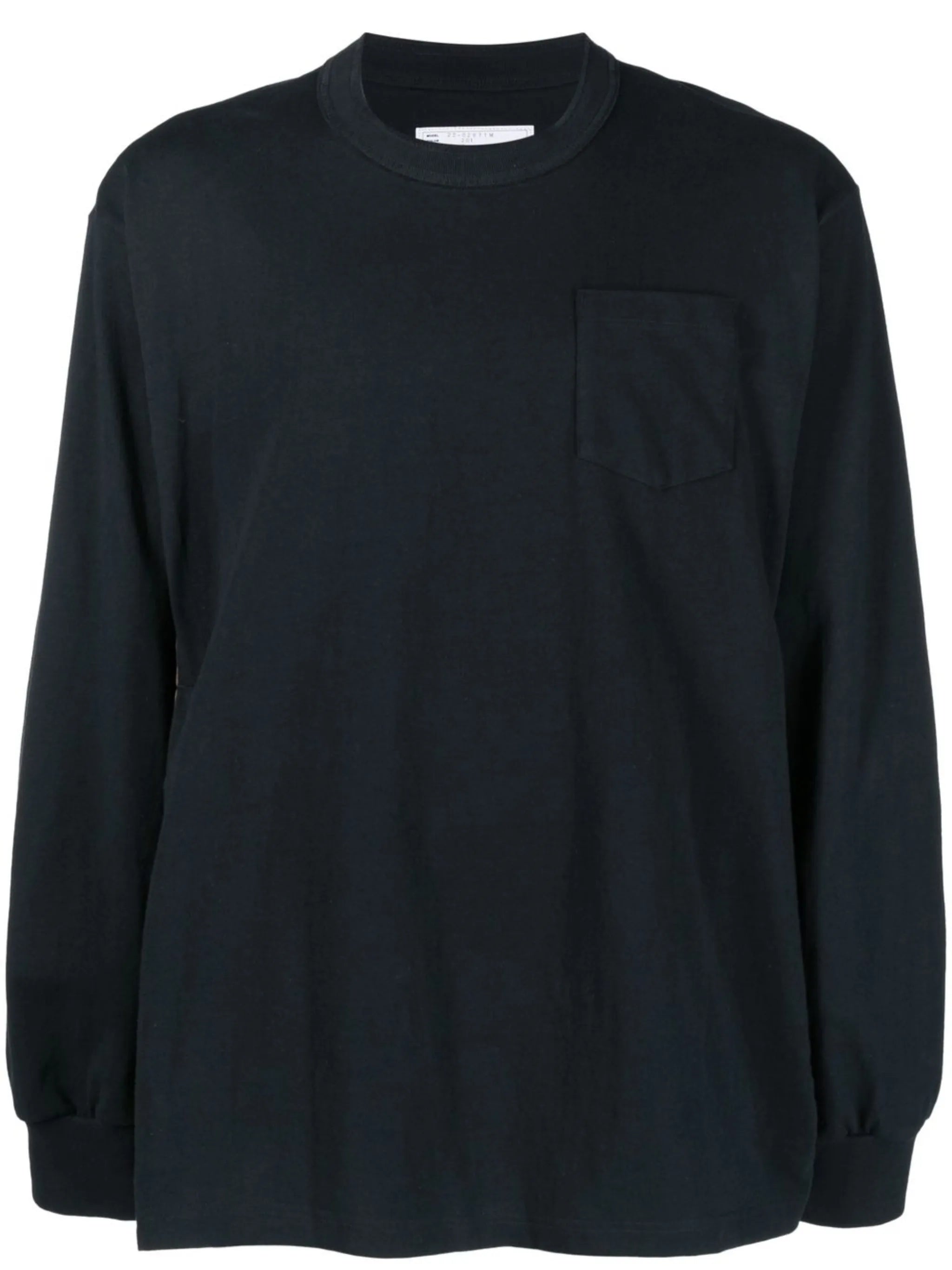 multi-panel long-sleeve top