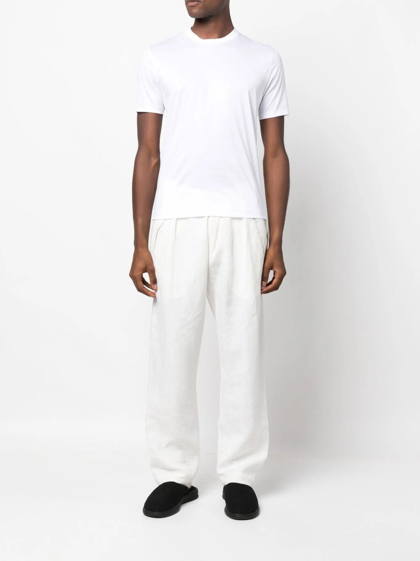 crew-neck cotton T-shirt