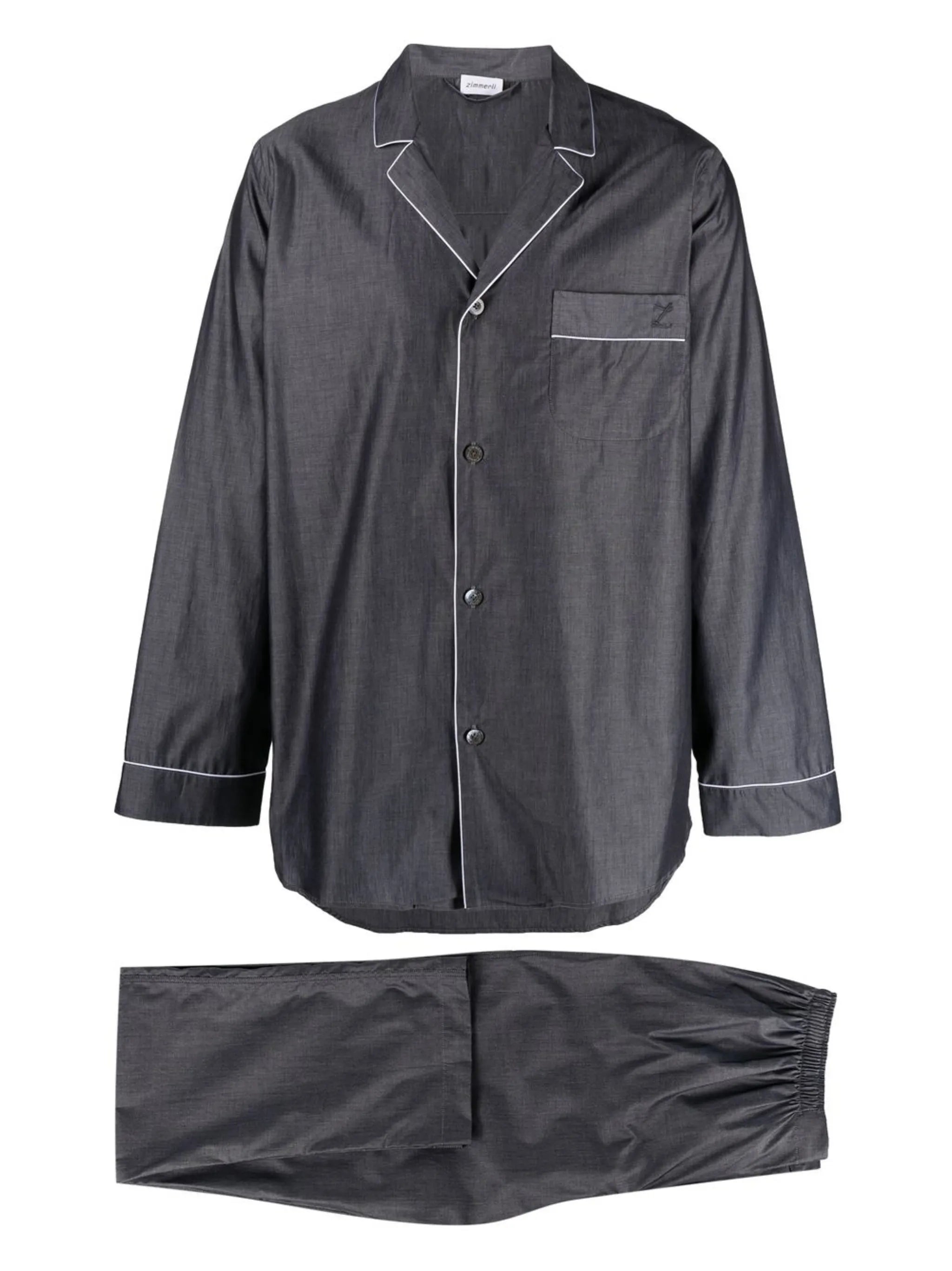 long-sleeve cotton pyjama