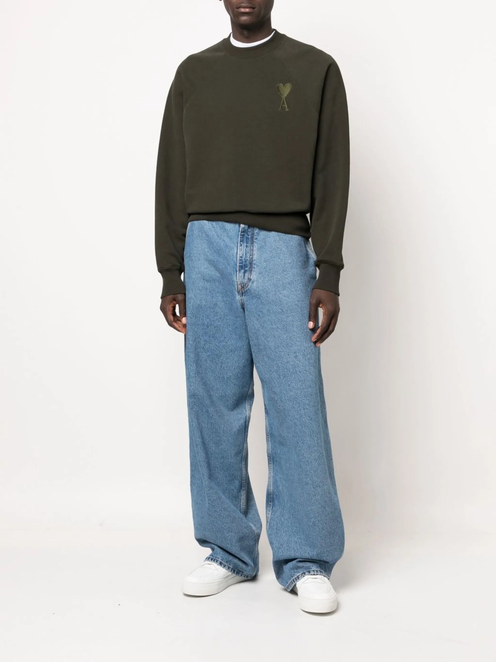 Ami de Coeur logo-embroidered sweatshirt