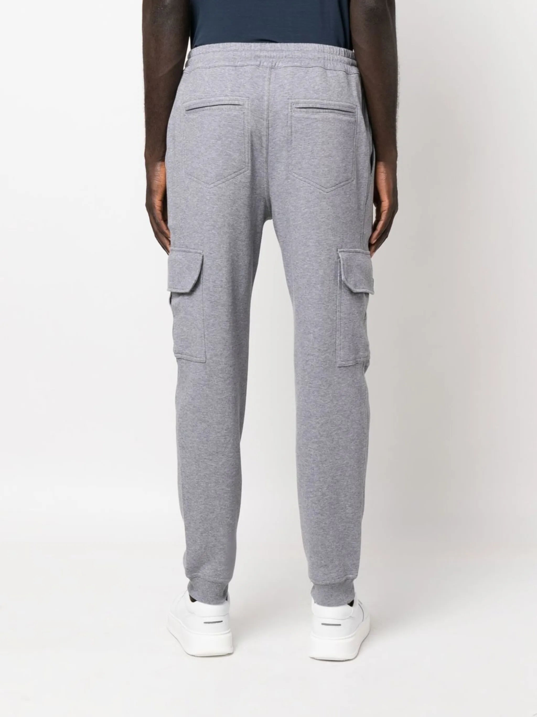 drawstring cargo track pants