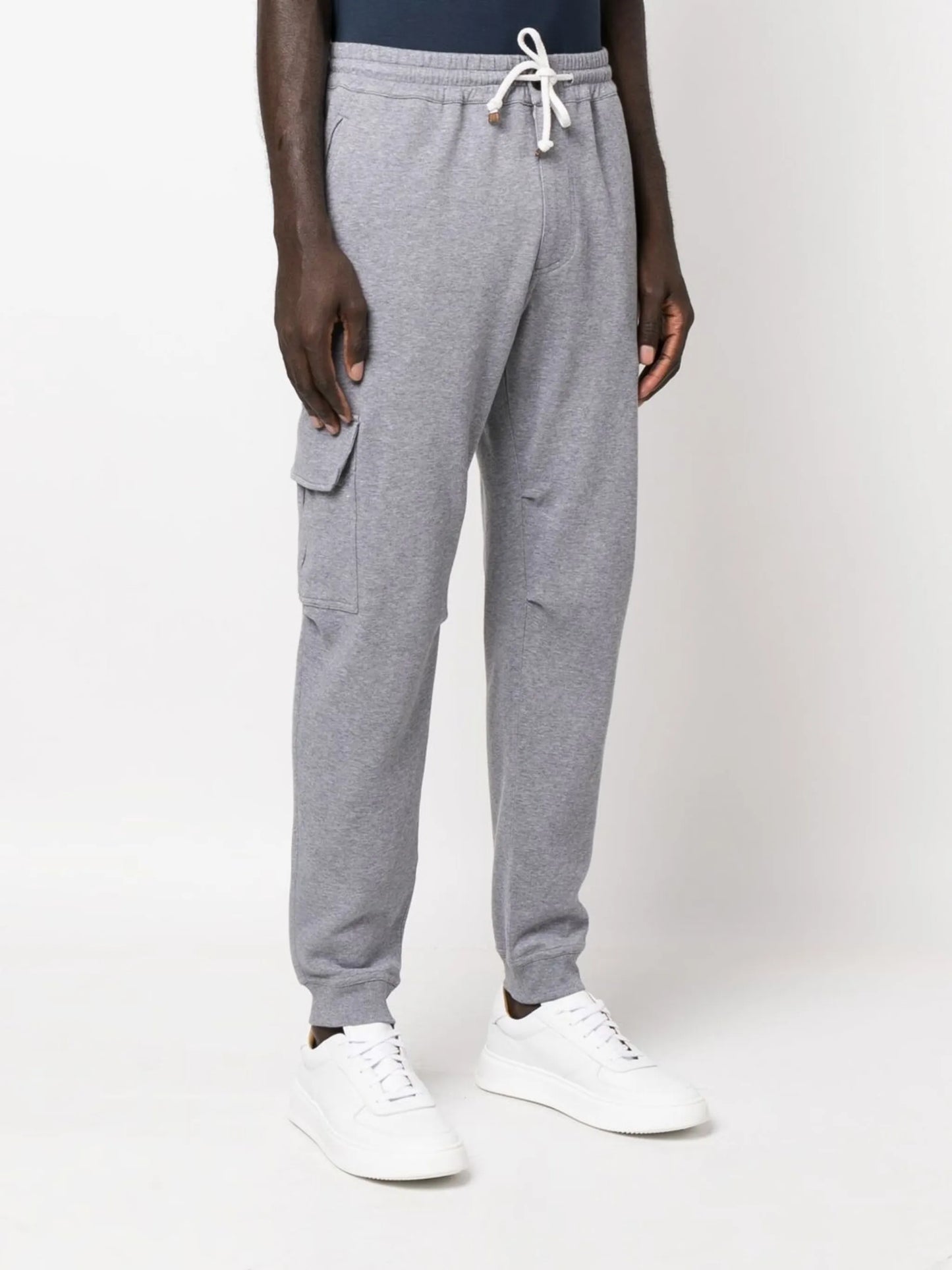 drawstring cargo track pants