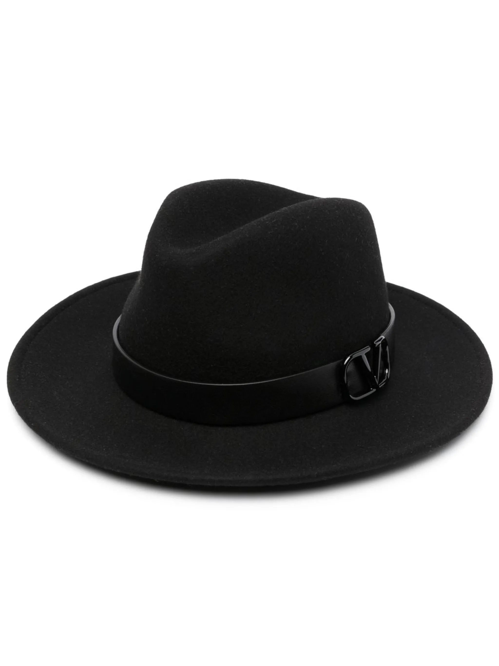 VLogo Signature wool fedora hat