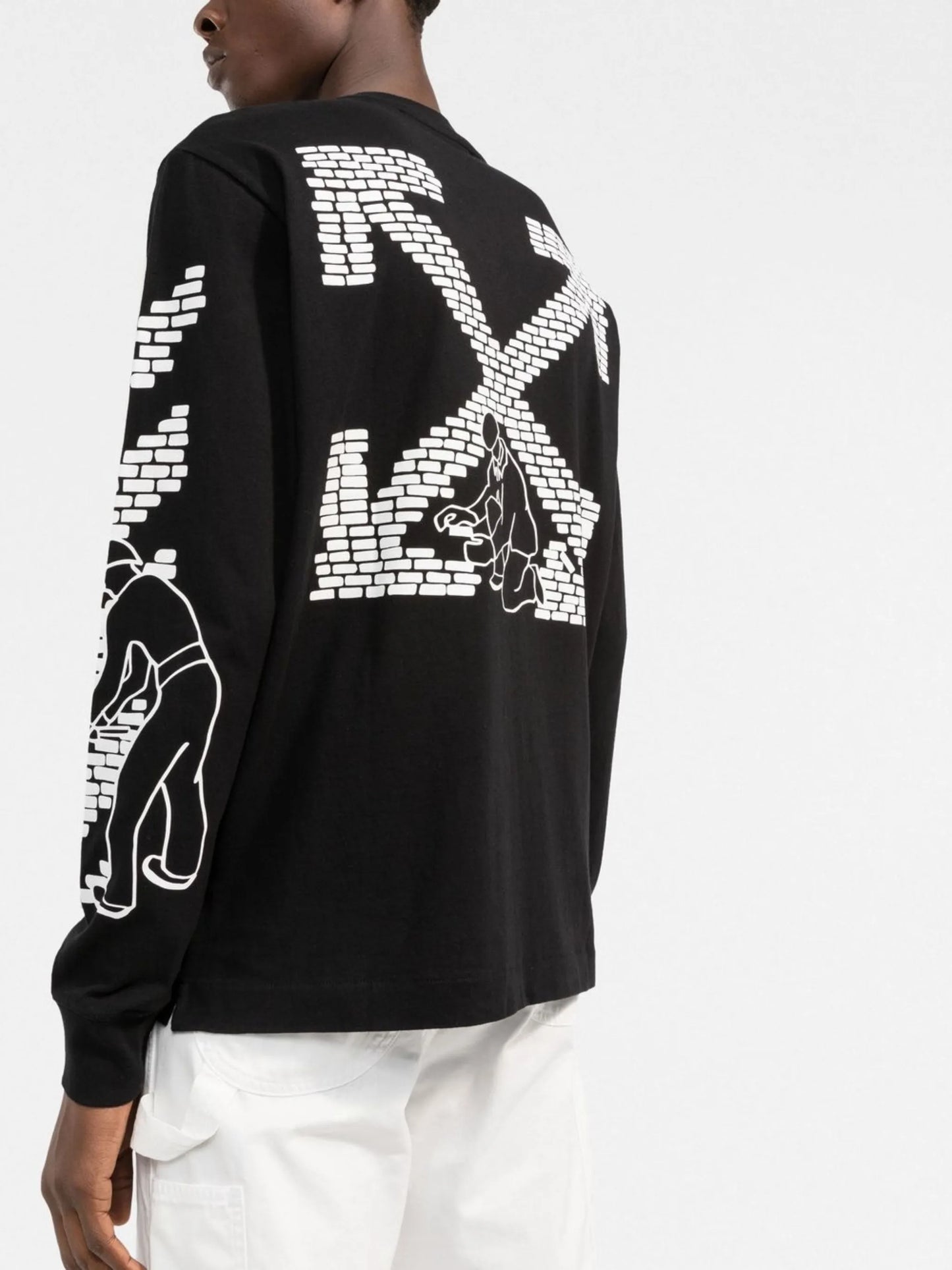 logo-print long sleeve T-shirt