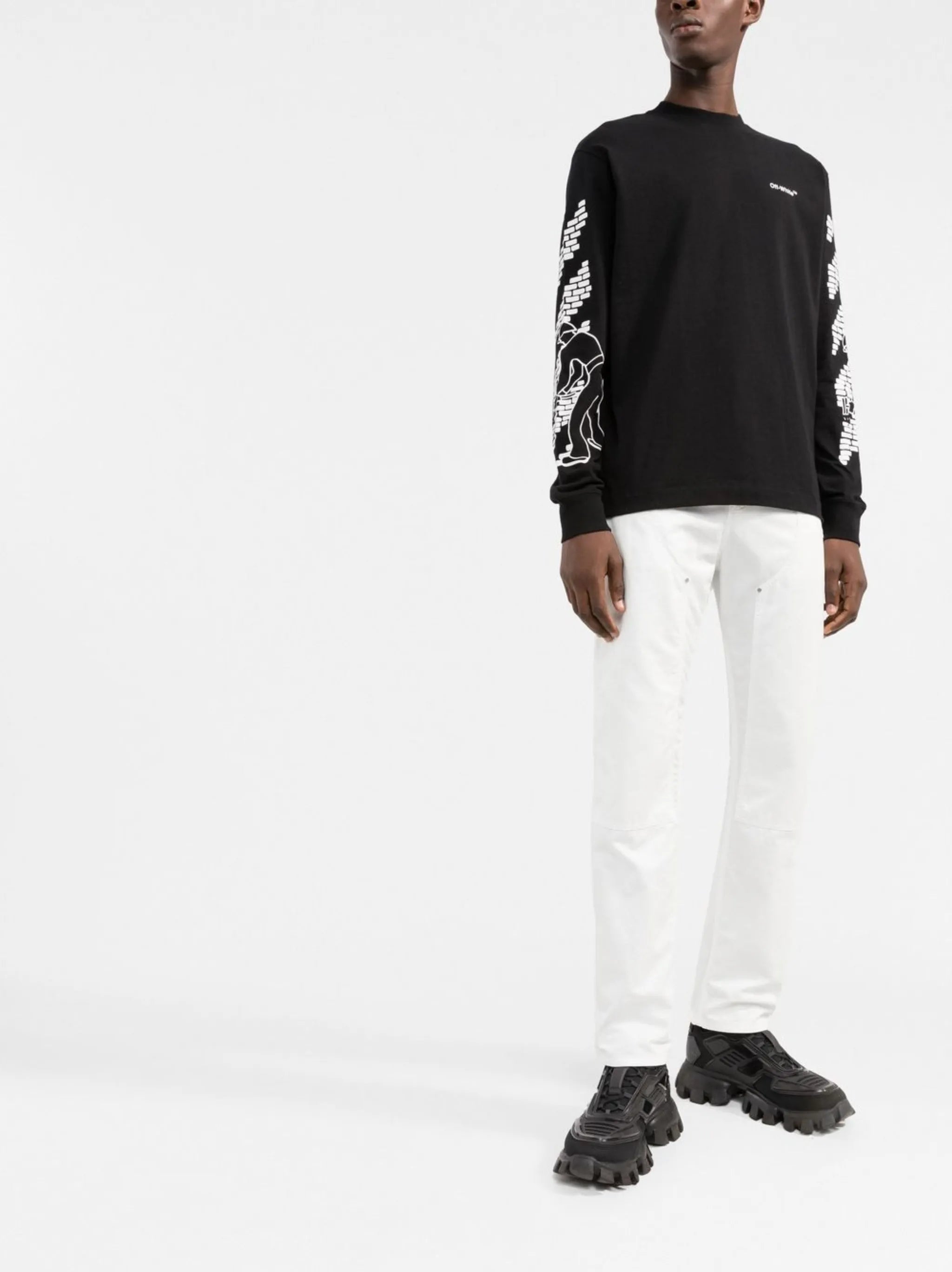 logo-print long sleeve T-shirt