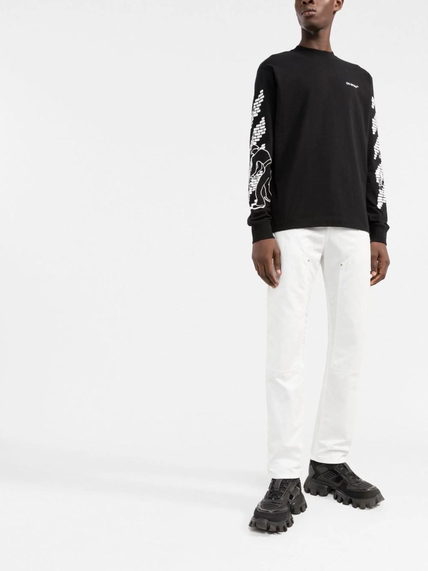 logo-print long sleeve T-shirt
