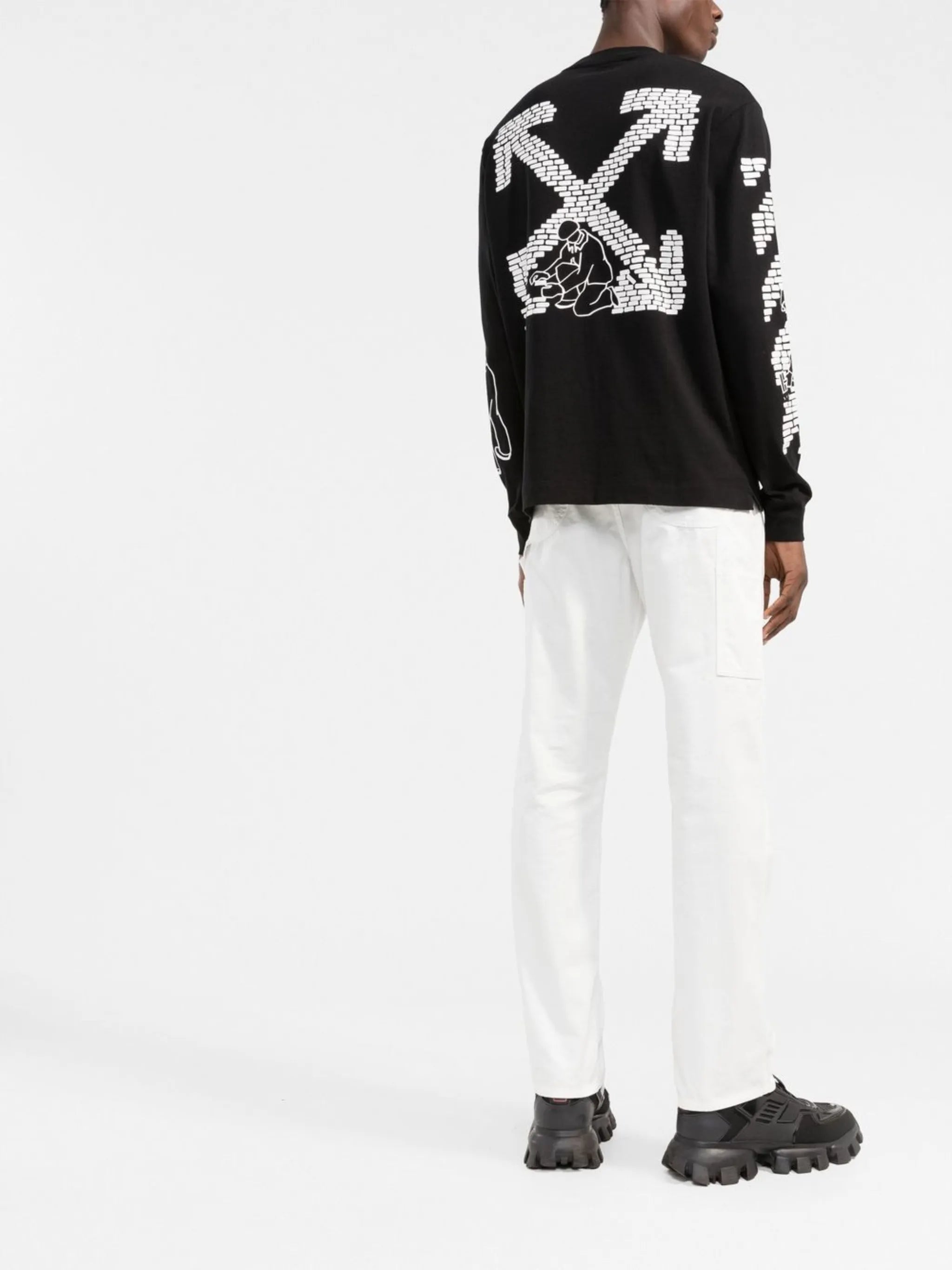 logo-print long sleeve T-shirt