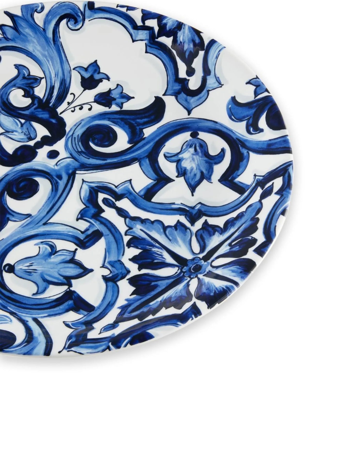 mediterranean-pattern porcelain platter
