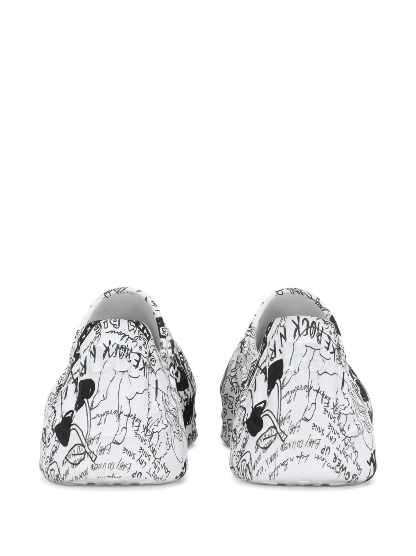 Toy graffiti-print low-top sneakers