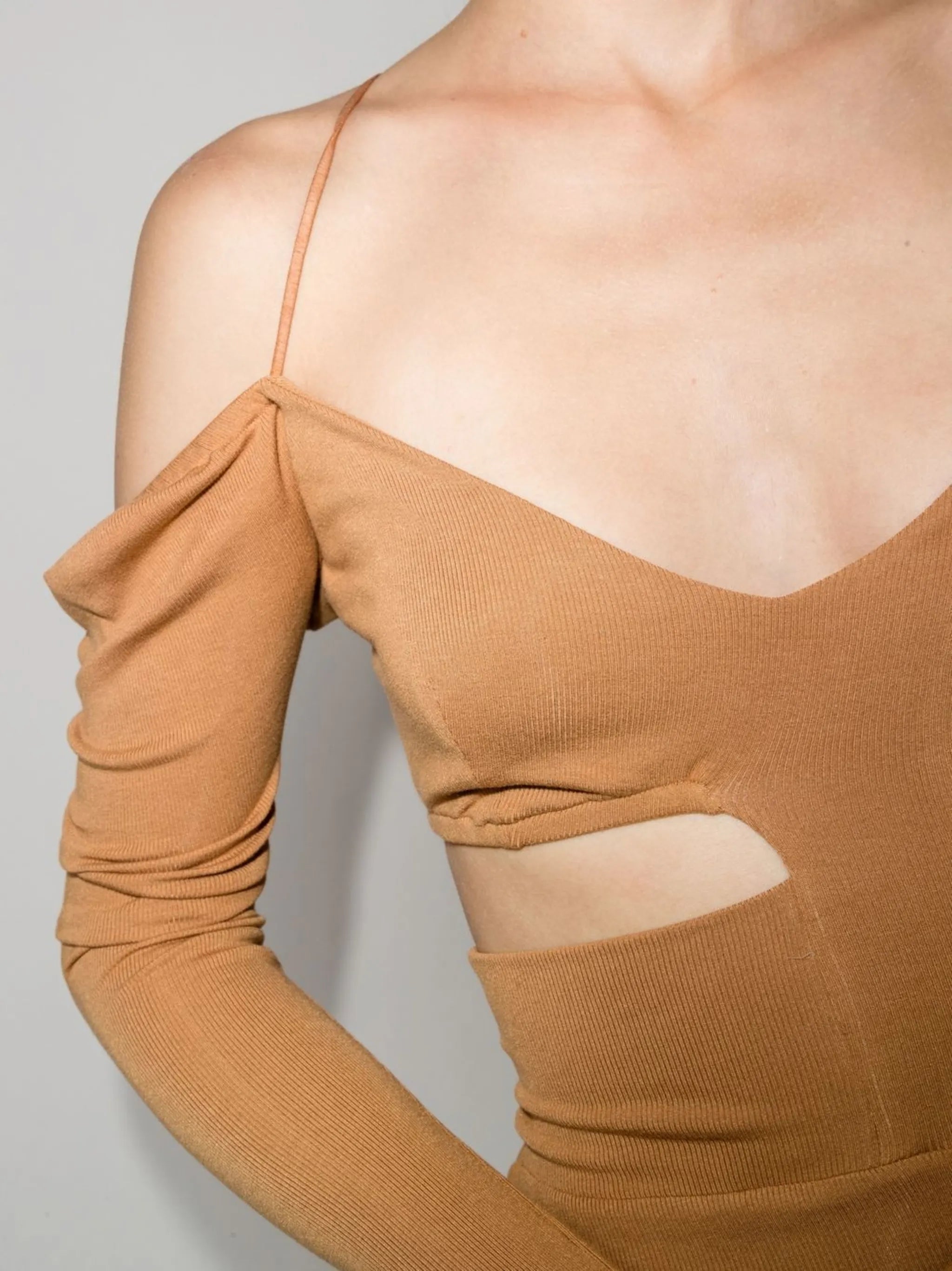 cut-out detail dress