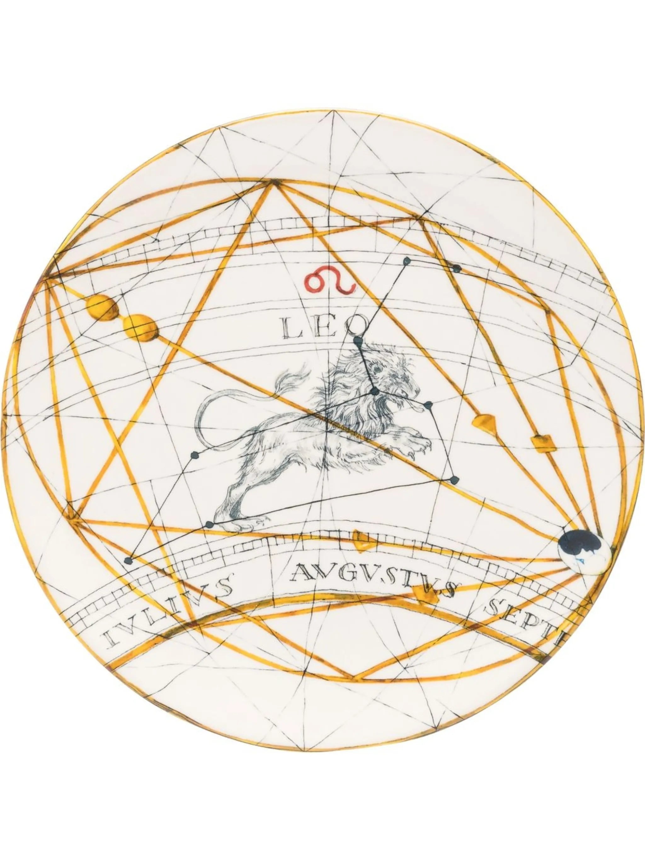Leo Zodiac dinner plate (25cm)