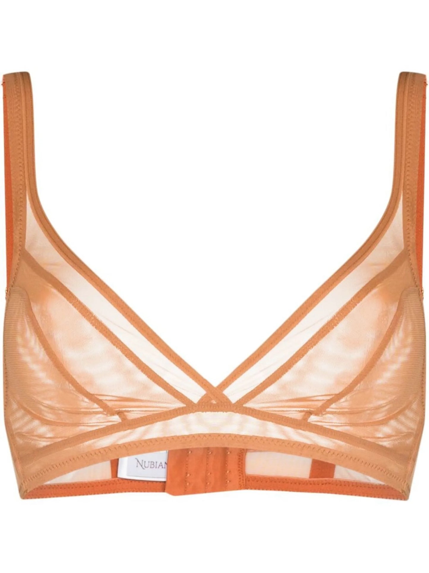 tulle-panel triangle-cup bra 2-pack
