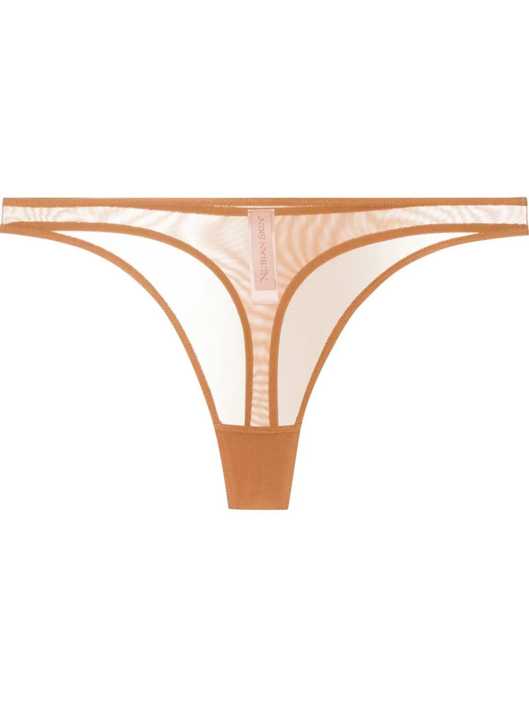 tulle-panel low-rise thong 3-pack