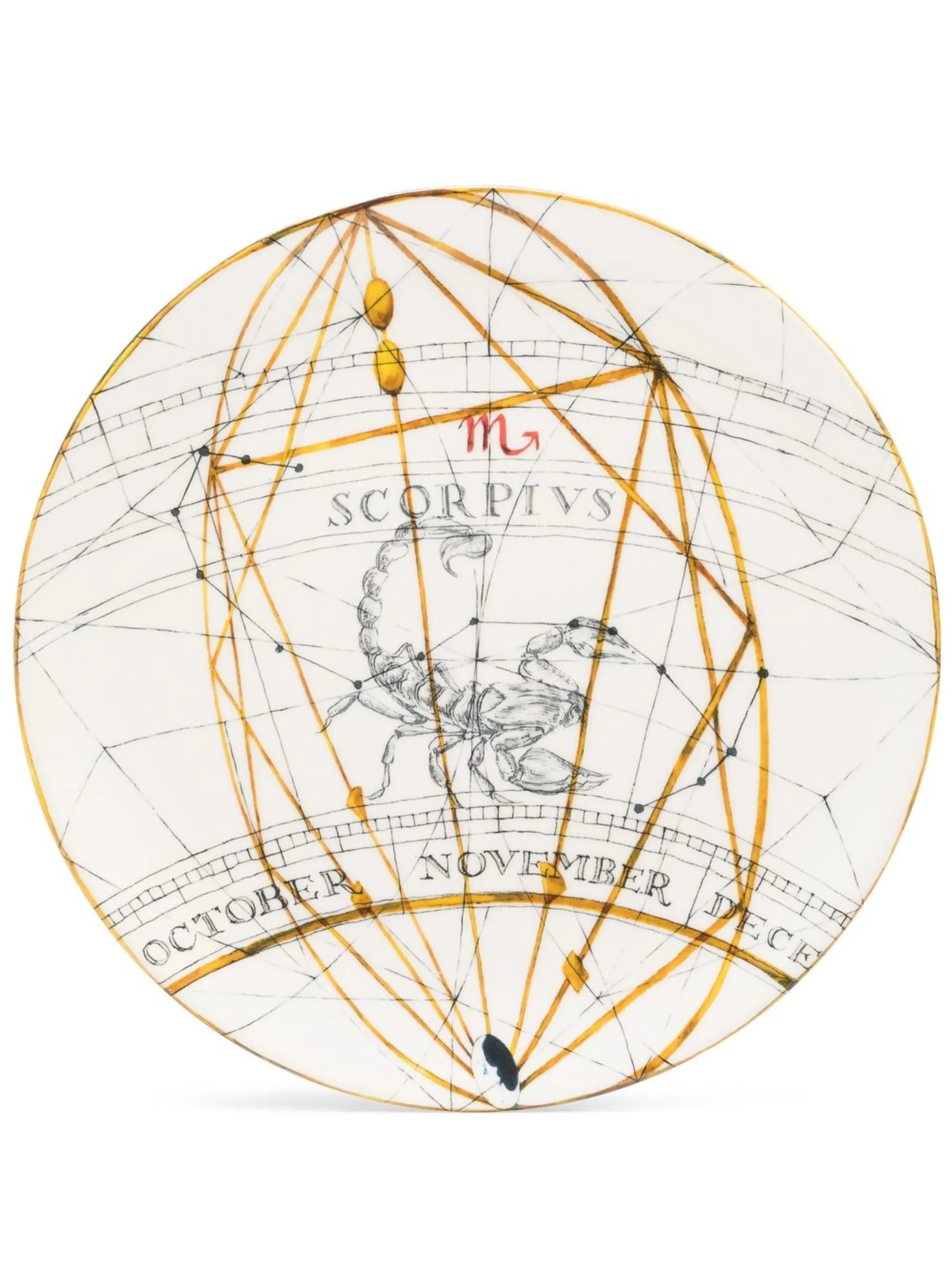 Scorpio Zodiac dinner plate (25cm)