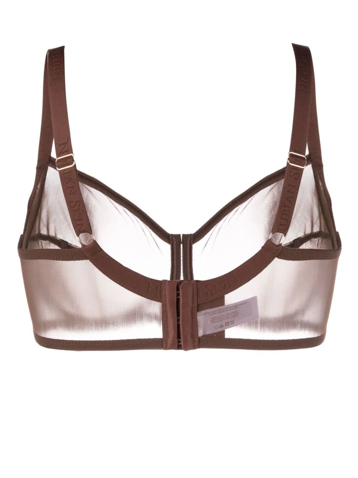 tulle underwire cup bra