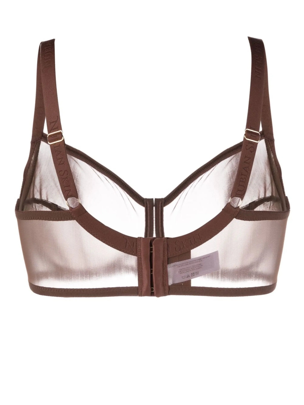 tulle underwire cup bra