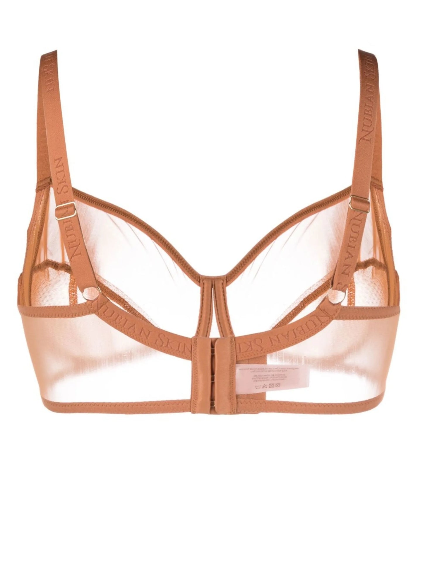 tulle underwire cup bra
