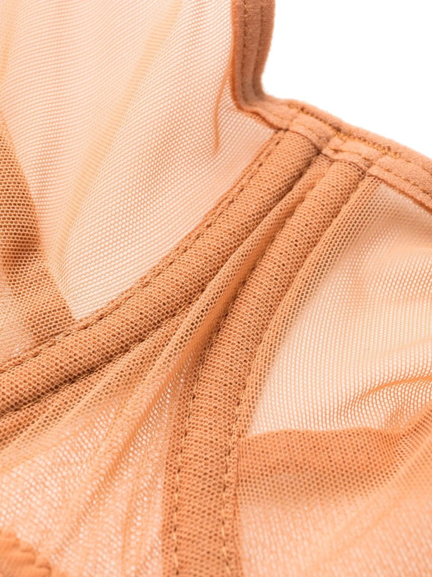 tulle underwire cup bra