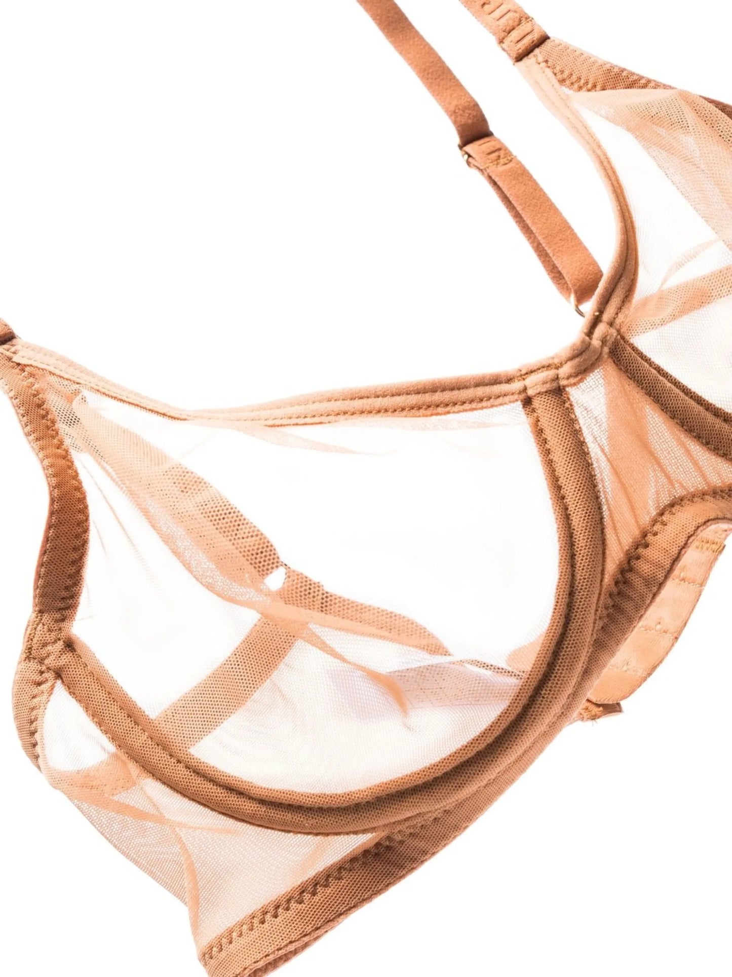 tulle moulded underwire bra
