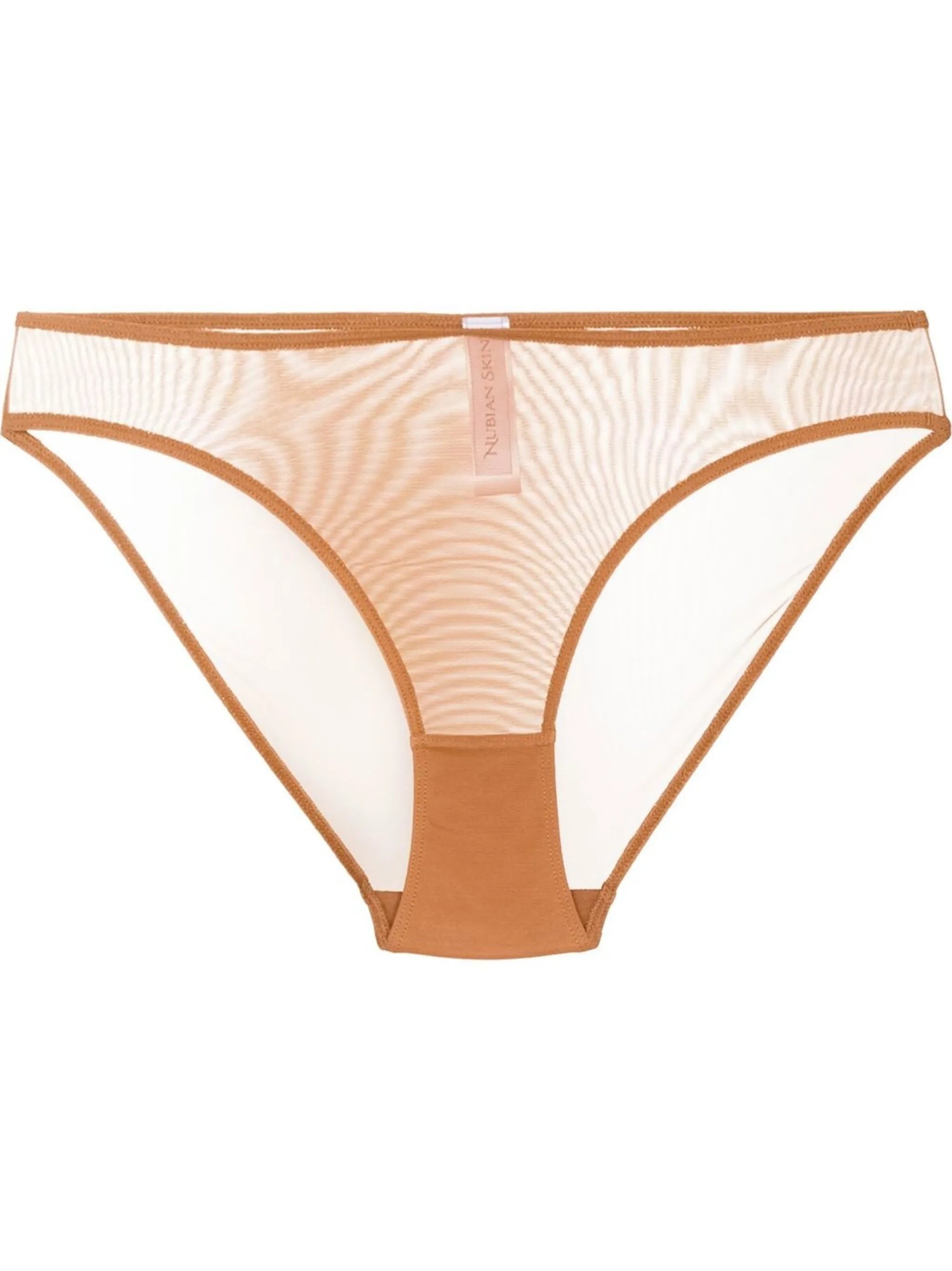 tulle-panel low-rise brief 3-pack
