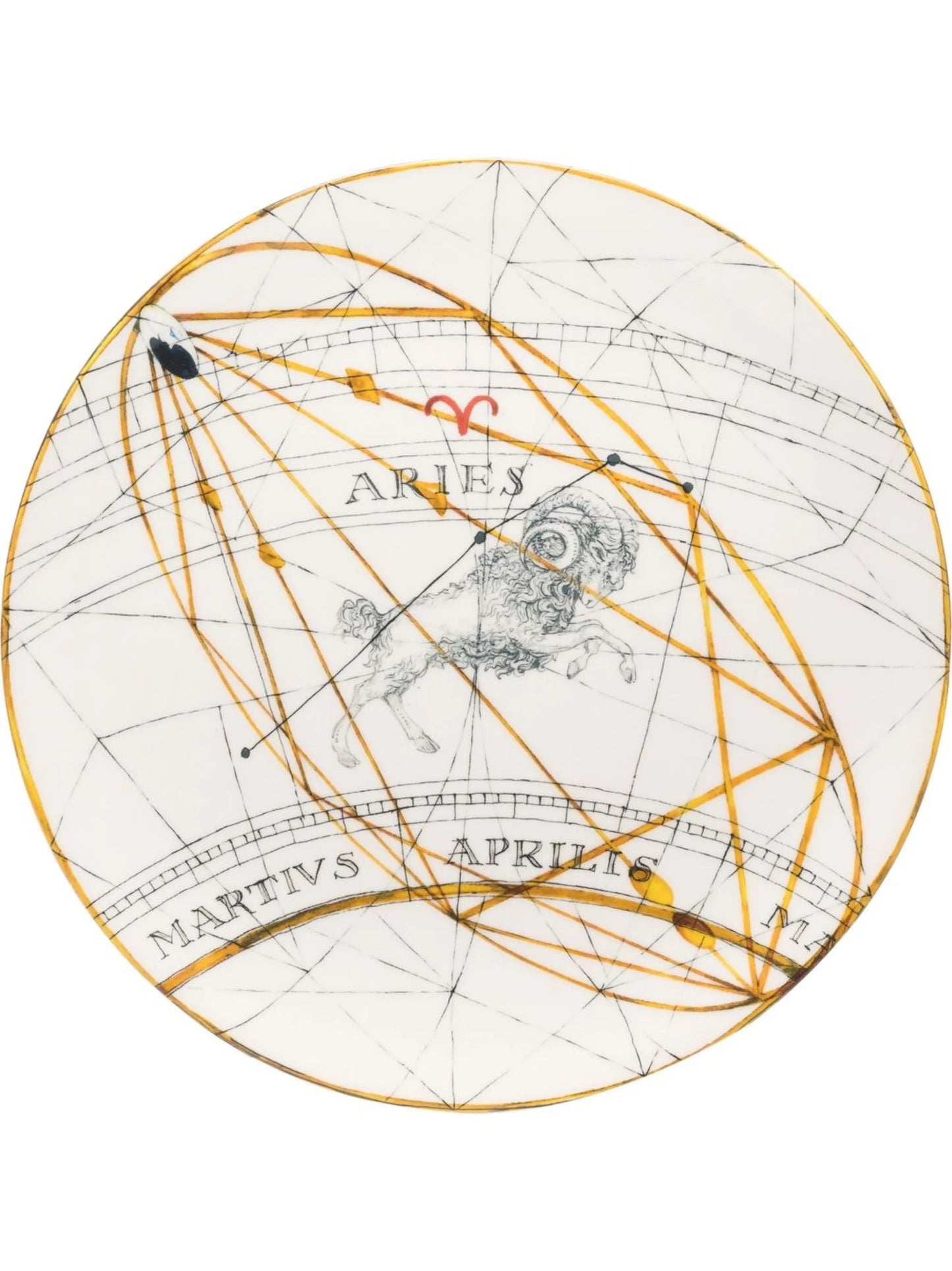 Aries Zodiac dinner plate (25cm)