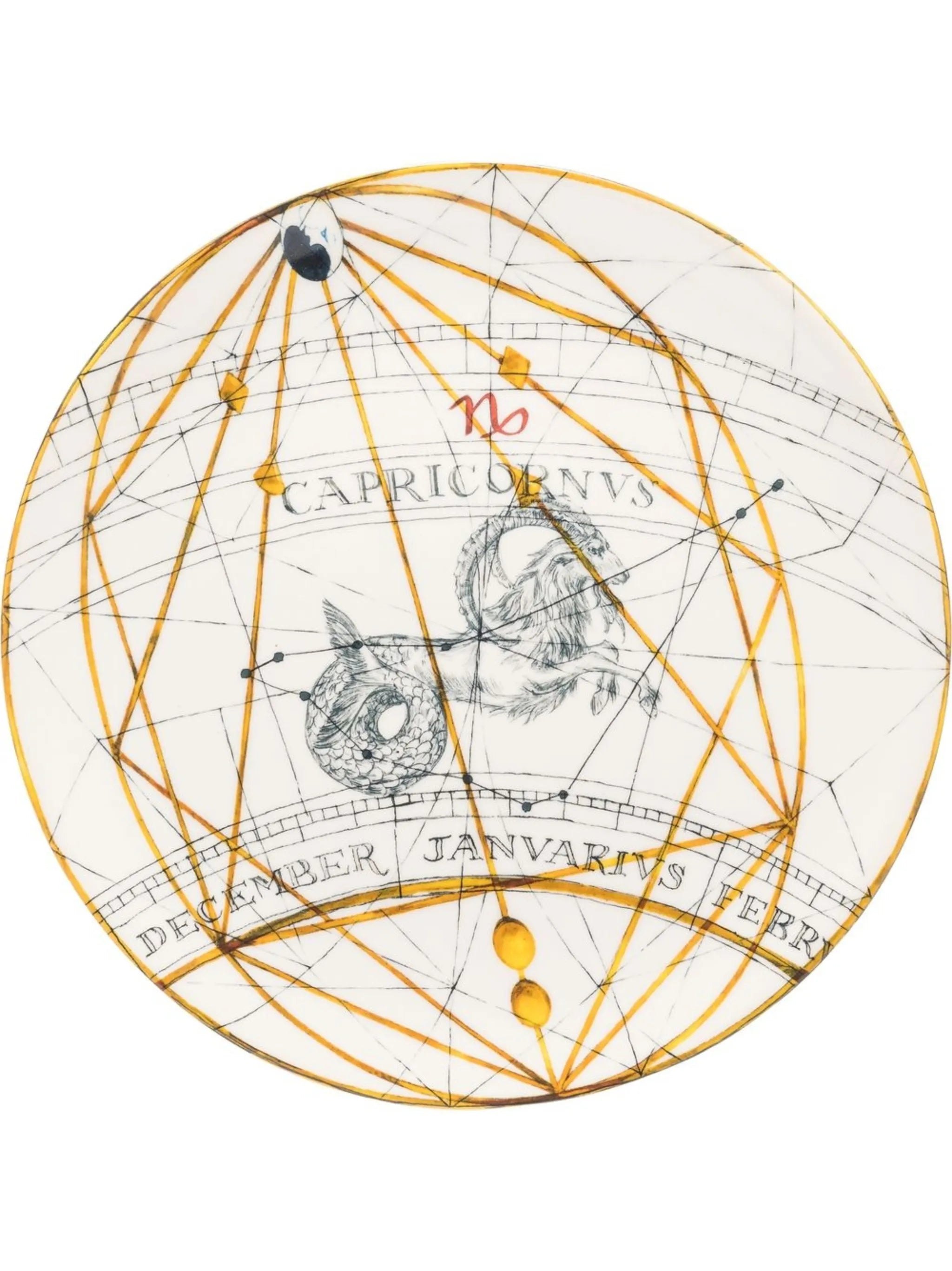 Capricorn Zodiac dinner plate (25cm)