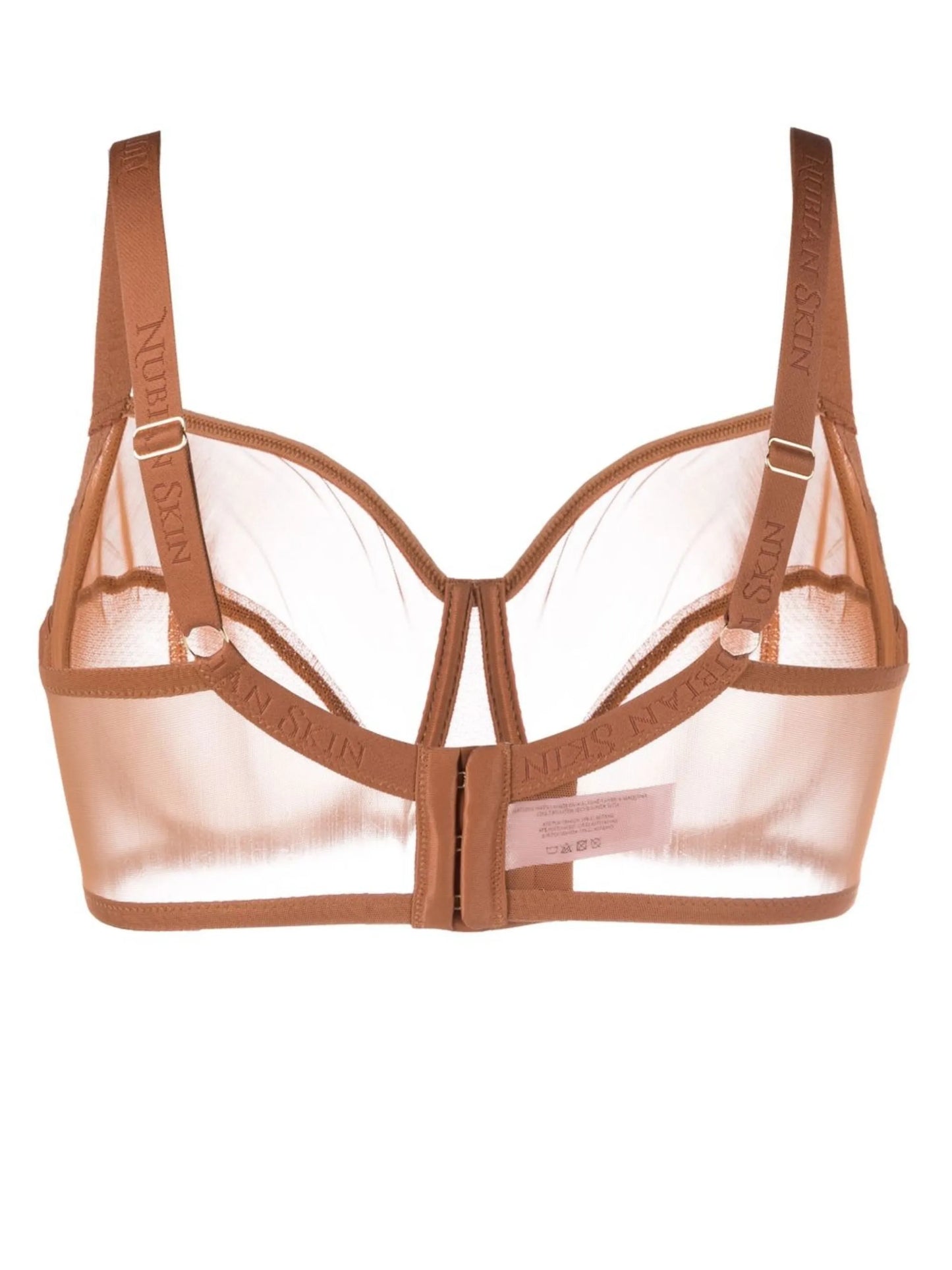 tulle underwire cup bra