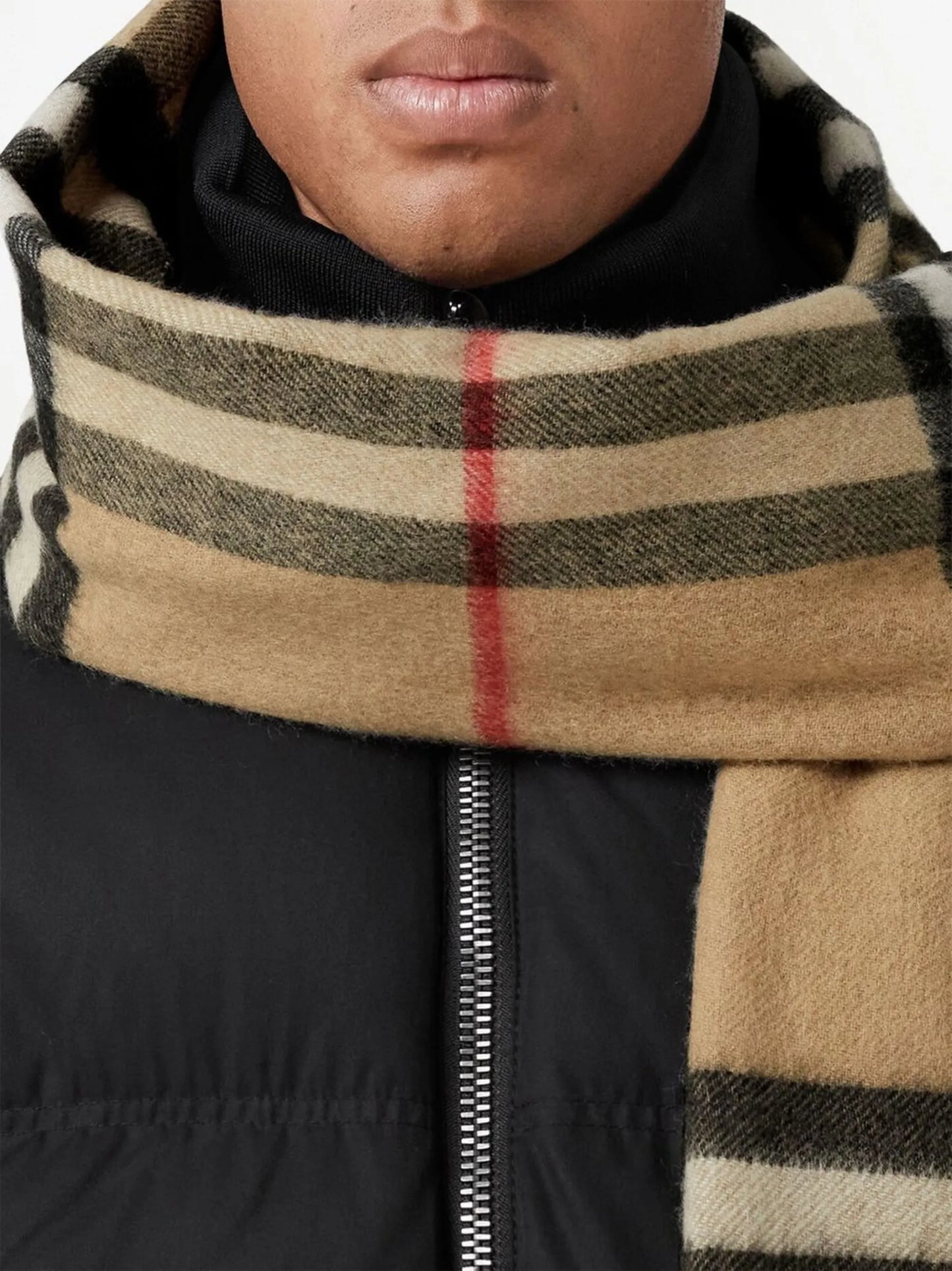 Vintage Check reversible scarf