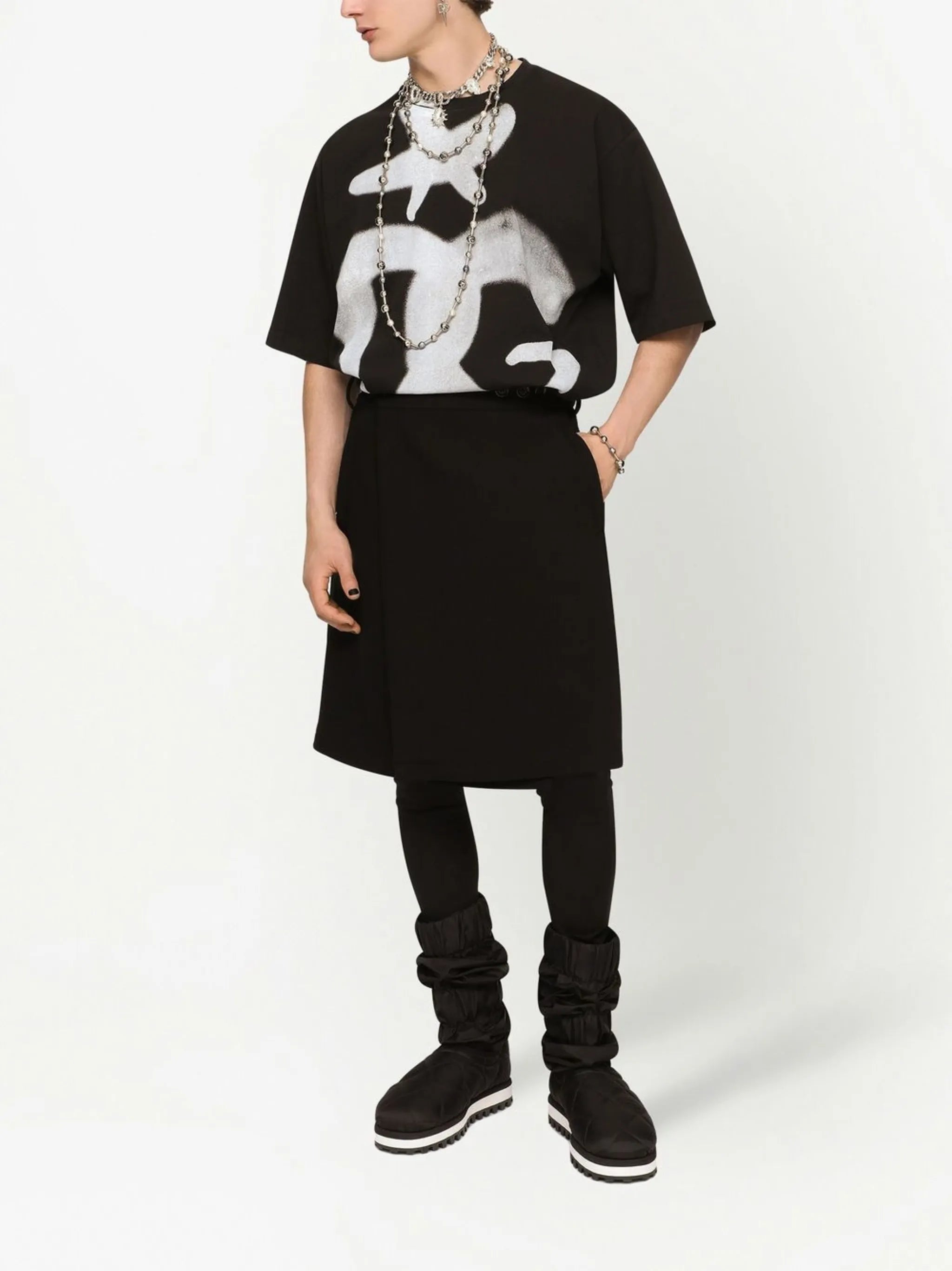 DG graffiti-print boxy T-shirt