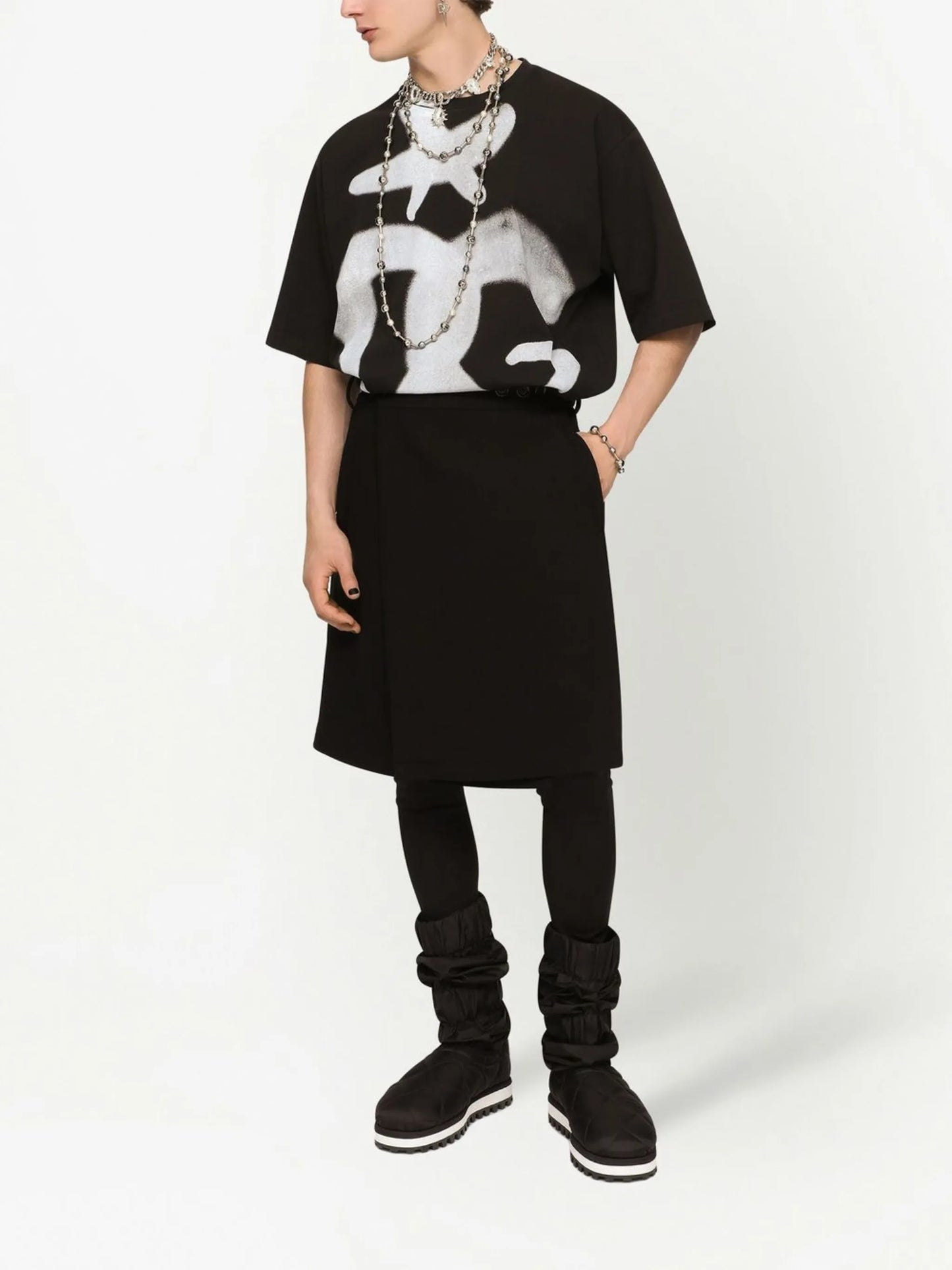 DG graffiti-print boxy T-shirt